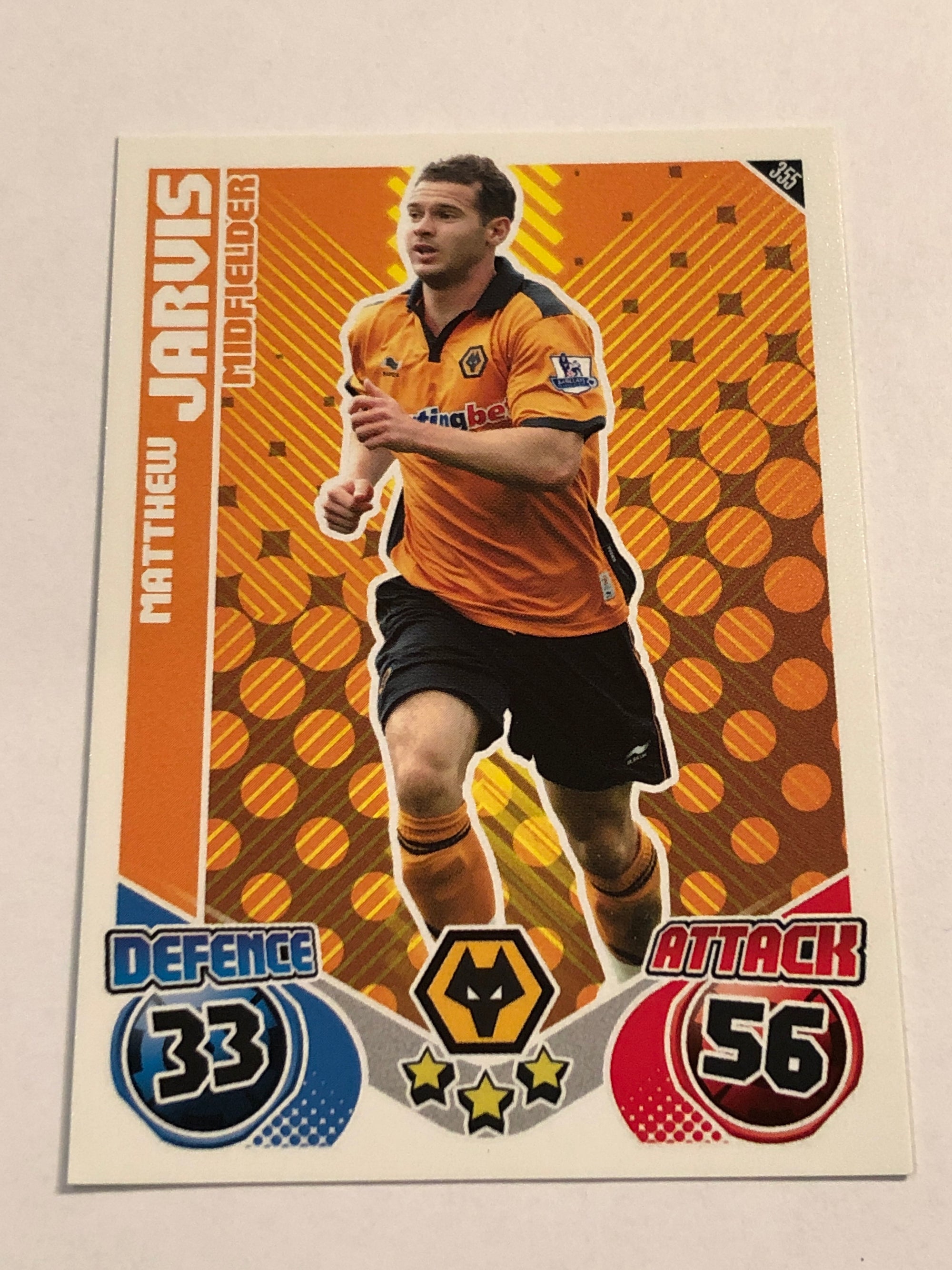355. MATTHEW JARVIS - WOLVERHAMPTON WANDERERS
