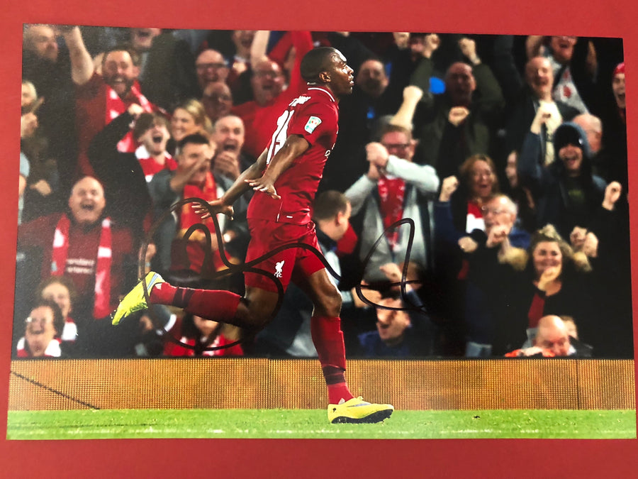 LIVERPOOL - DANIEL STURRIGDE - SIGNERT BILDE MED EKTEHETSBEVIS/COA