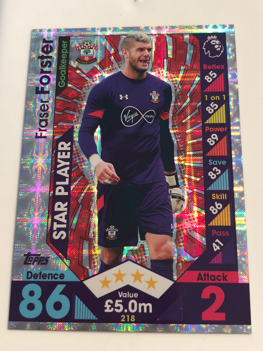 218. FRASER FORSTER - SOUTHAMPTON - STAR PLAYER
