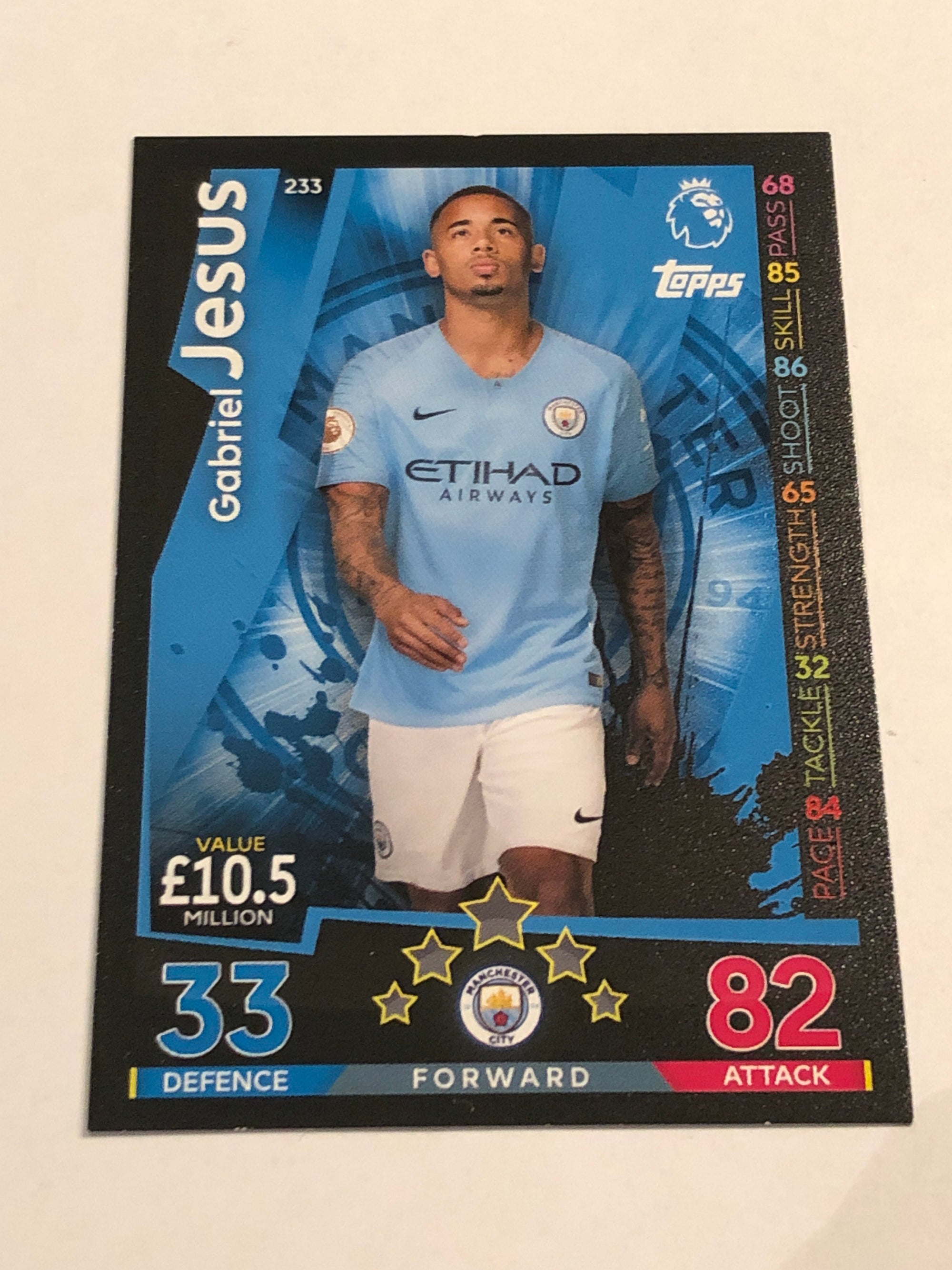 233. GABRIEL JESUS - MANCHESTER CITY