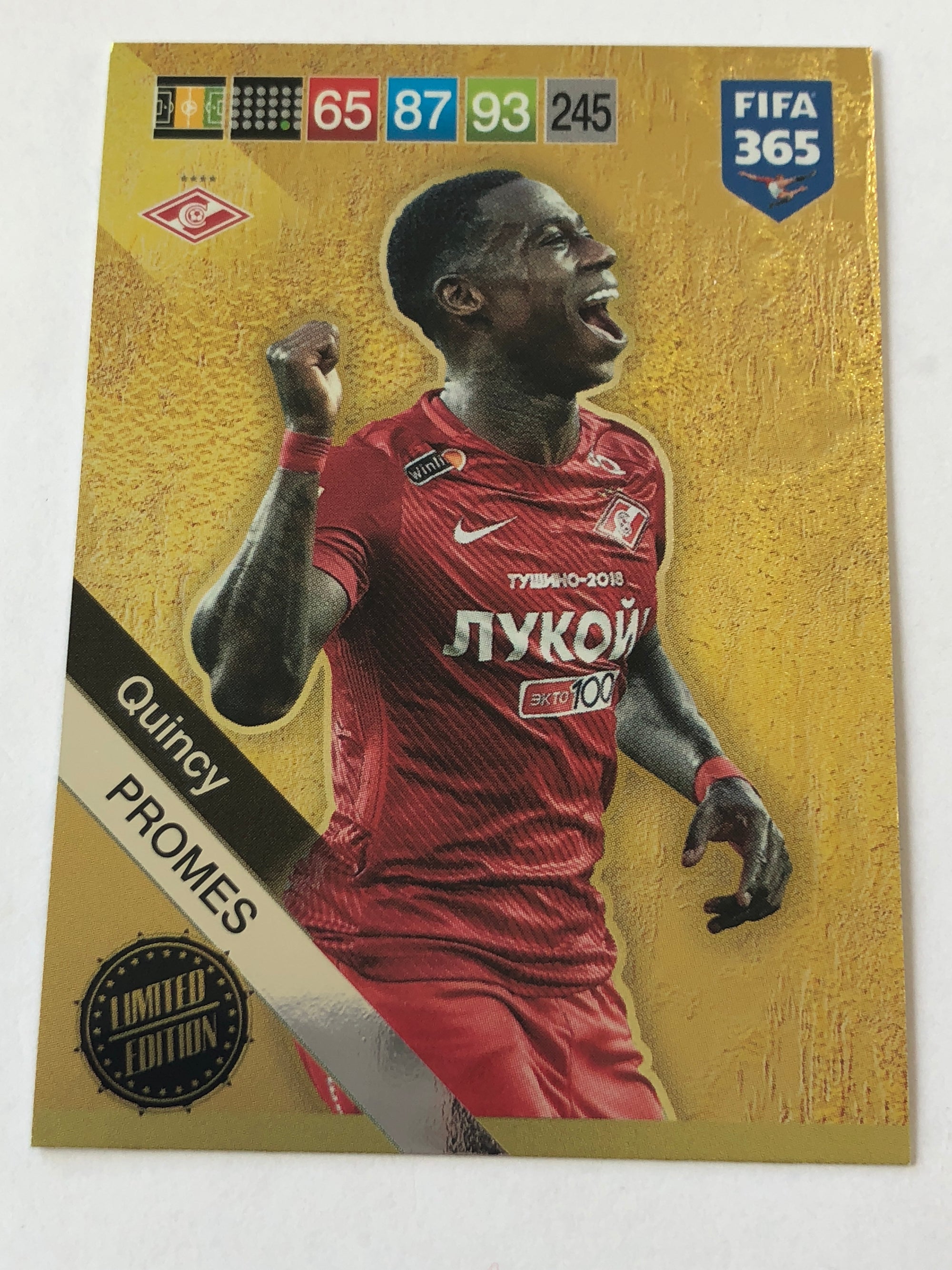 QUINCY PROMES - SPARTAK MOSKVA - LIMITED EDITION