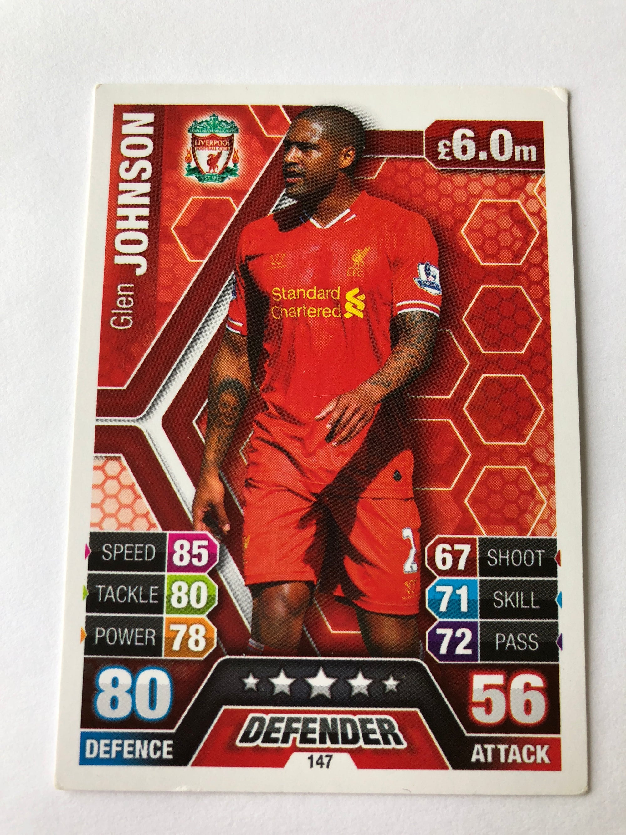 147. GLEN JOHNSON - LIVERPOOL
