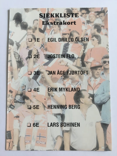 SJEKKLISTE