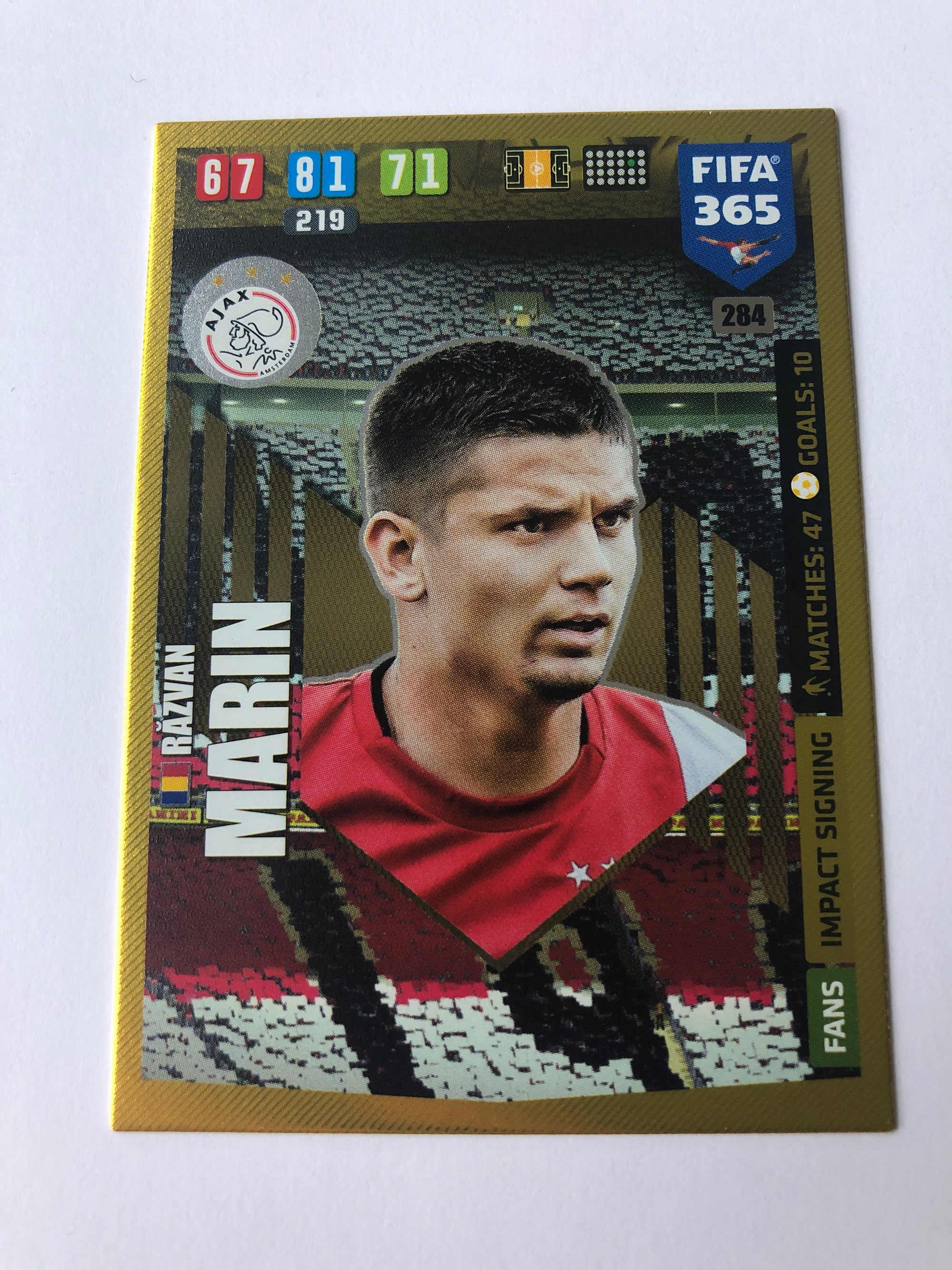 284. RAZVAN MARIN - AJAX - FANS IMPACT SIGNING