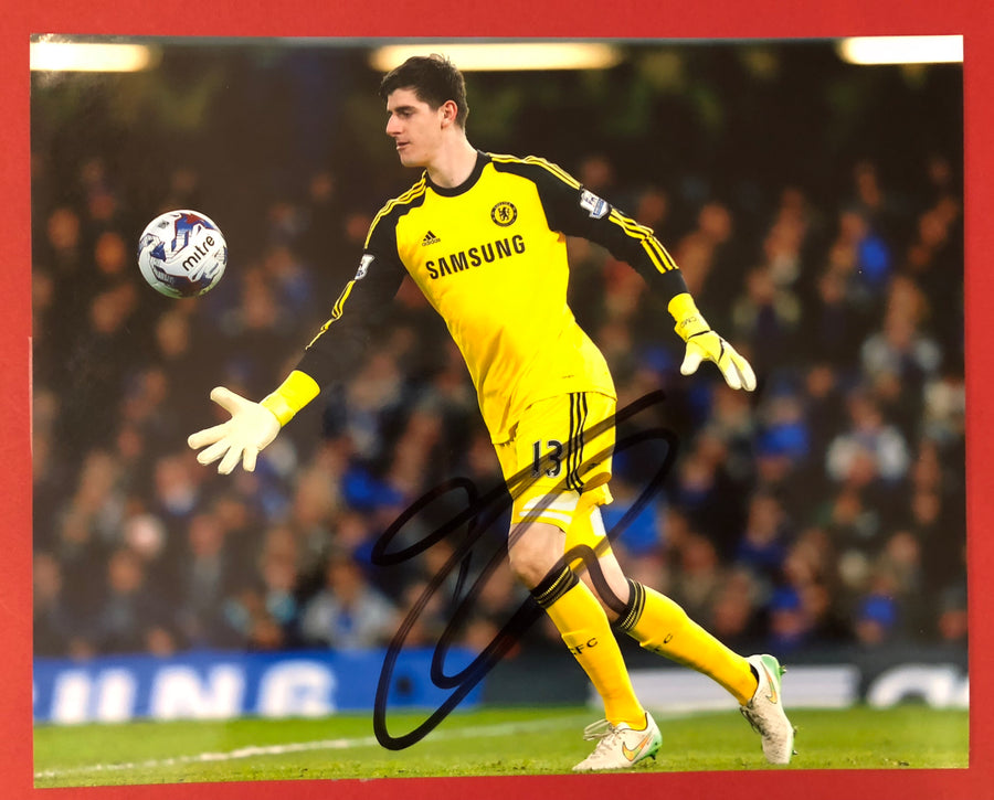 CHELSEA - THIBAUT COURTOIS - SIGNERT BILDE MED EKTEHETSBEVIS/COA
