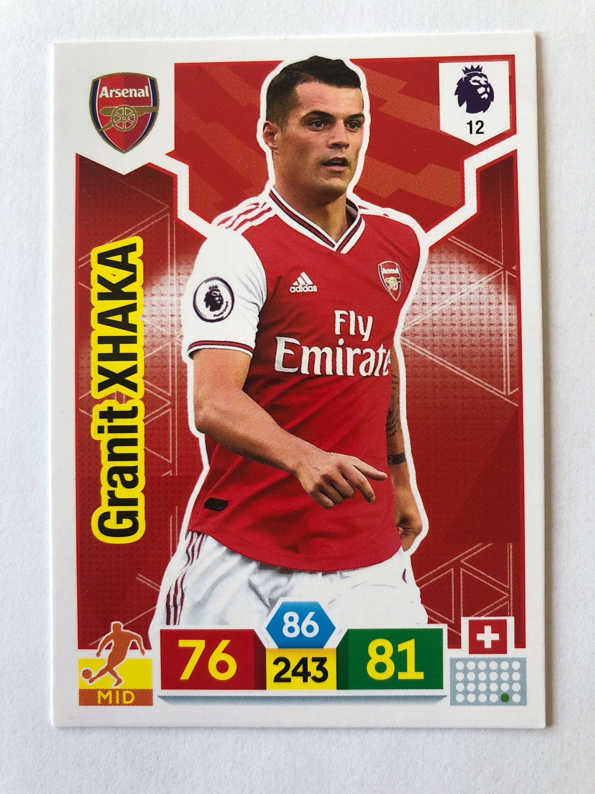 012. GRANIT XHAKA - ARSENAL