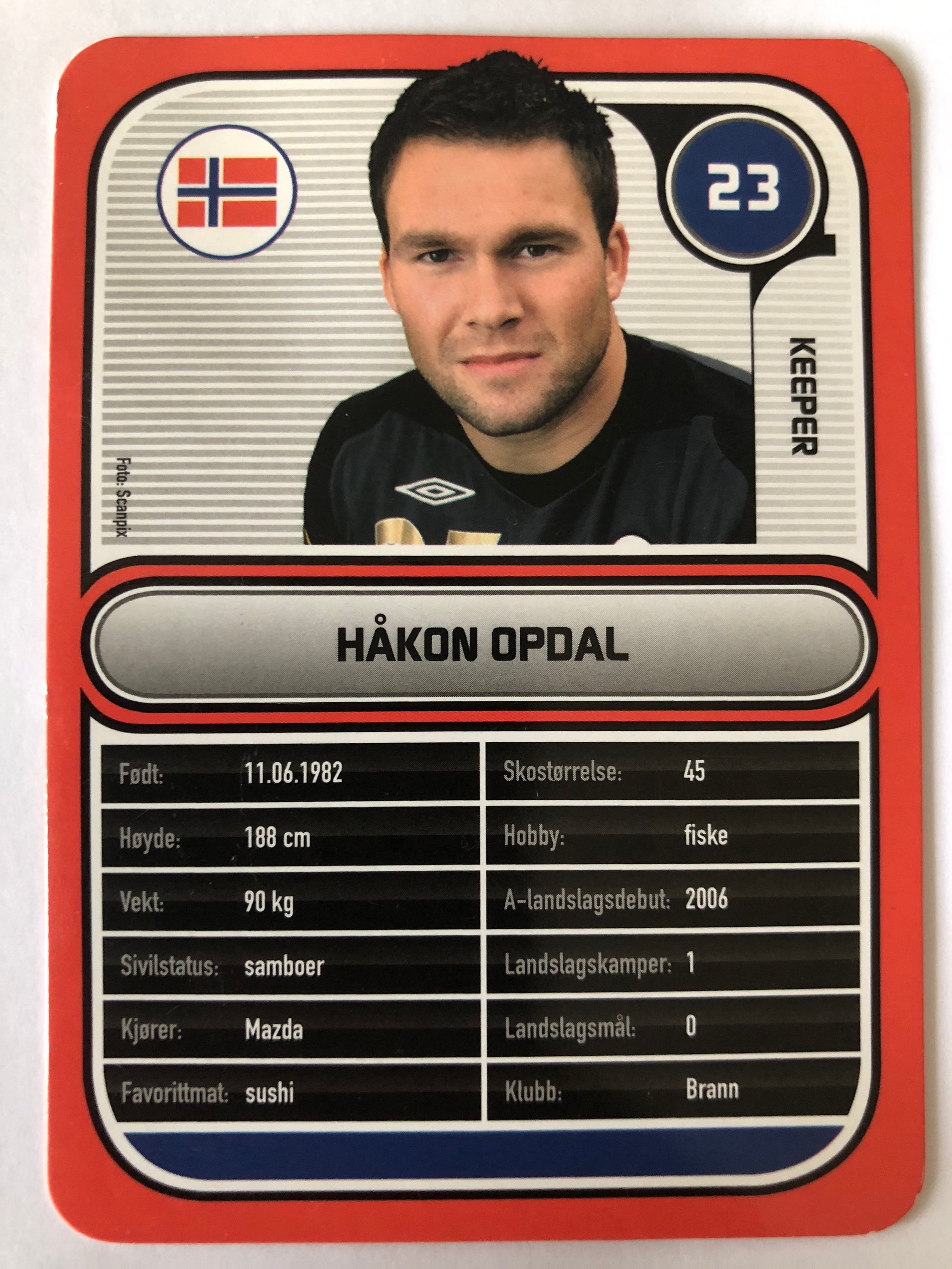 NOR-023. HÅKON OPDAL - LANDSLAGET