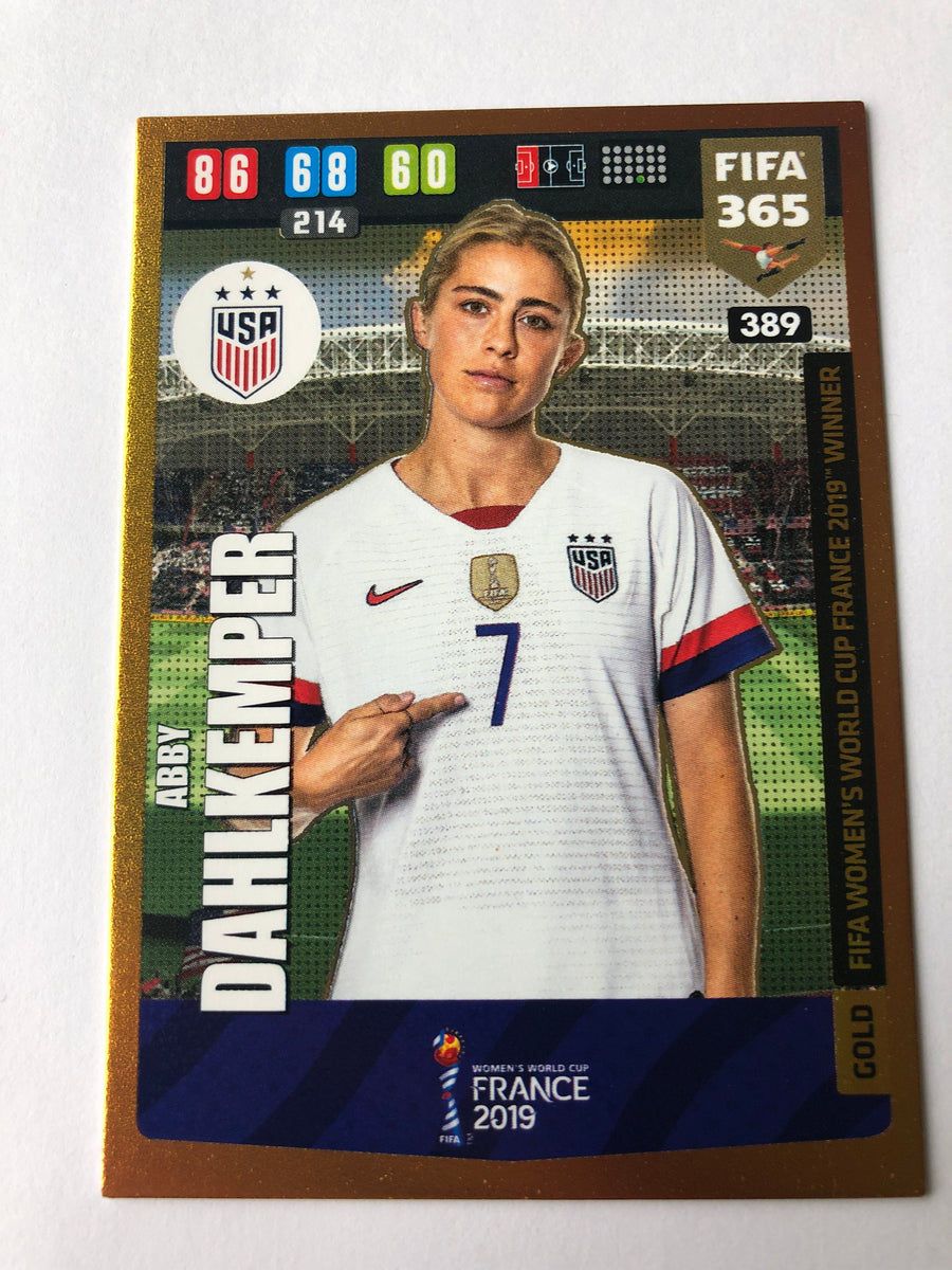 389. ABBY DAHLKEMPER - USA - GOLD FIFA WOMENS WORLD CUP FRANCE 2019 WINNER
