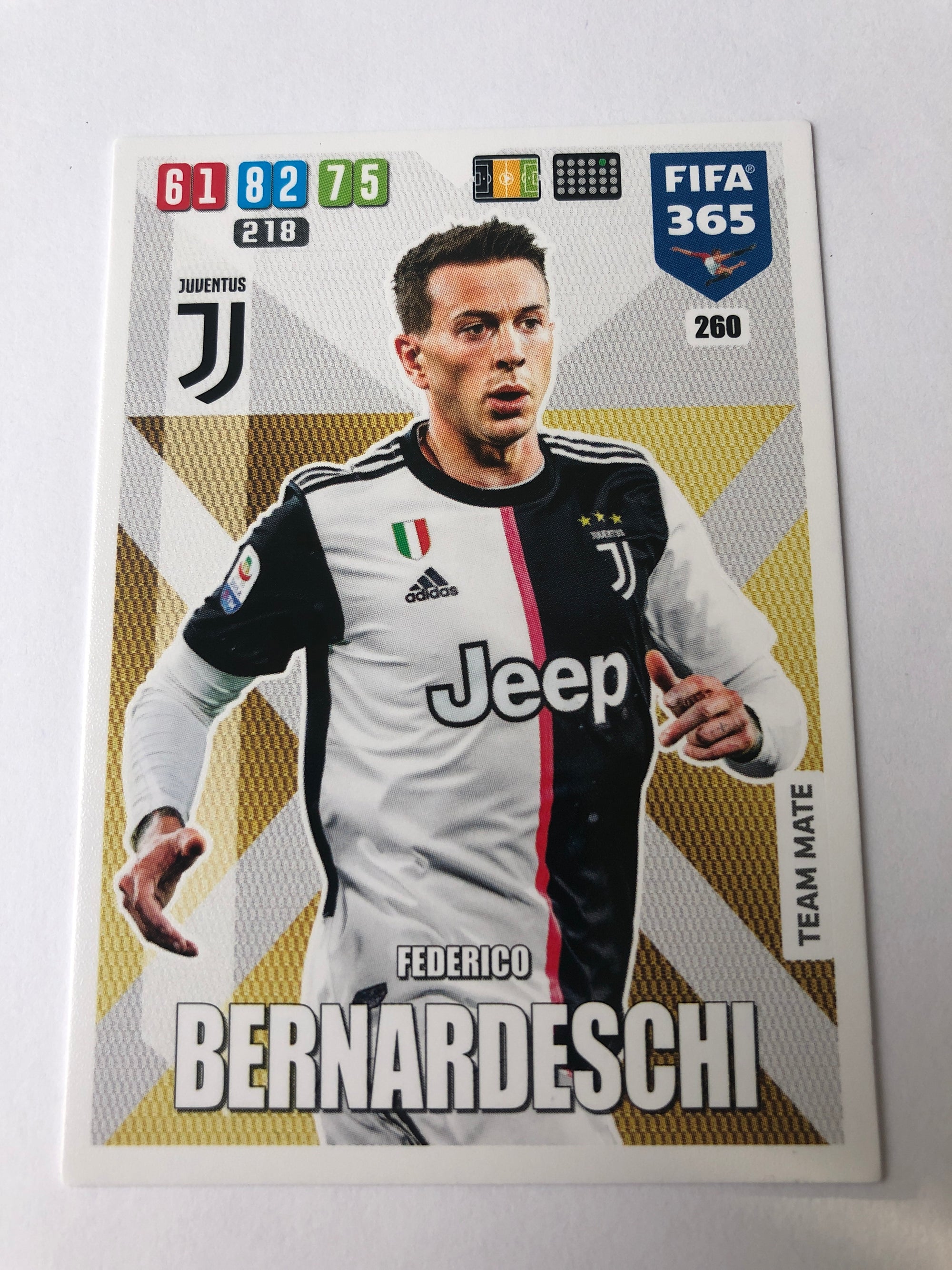 260. FEDERICO BERNARDESCHI - JUVENTUS - TEAM MATE