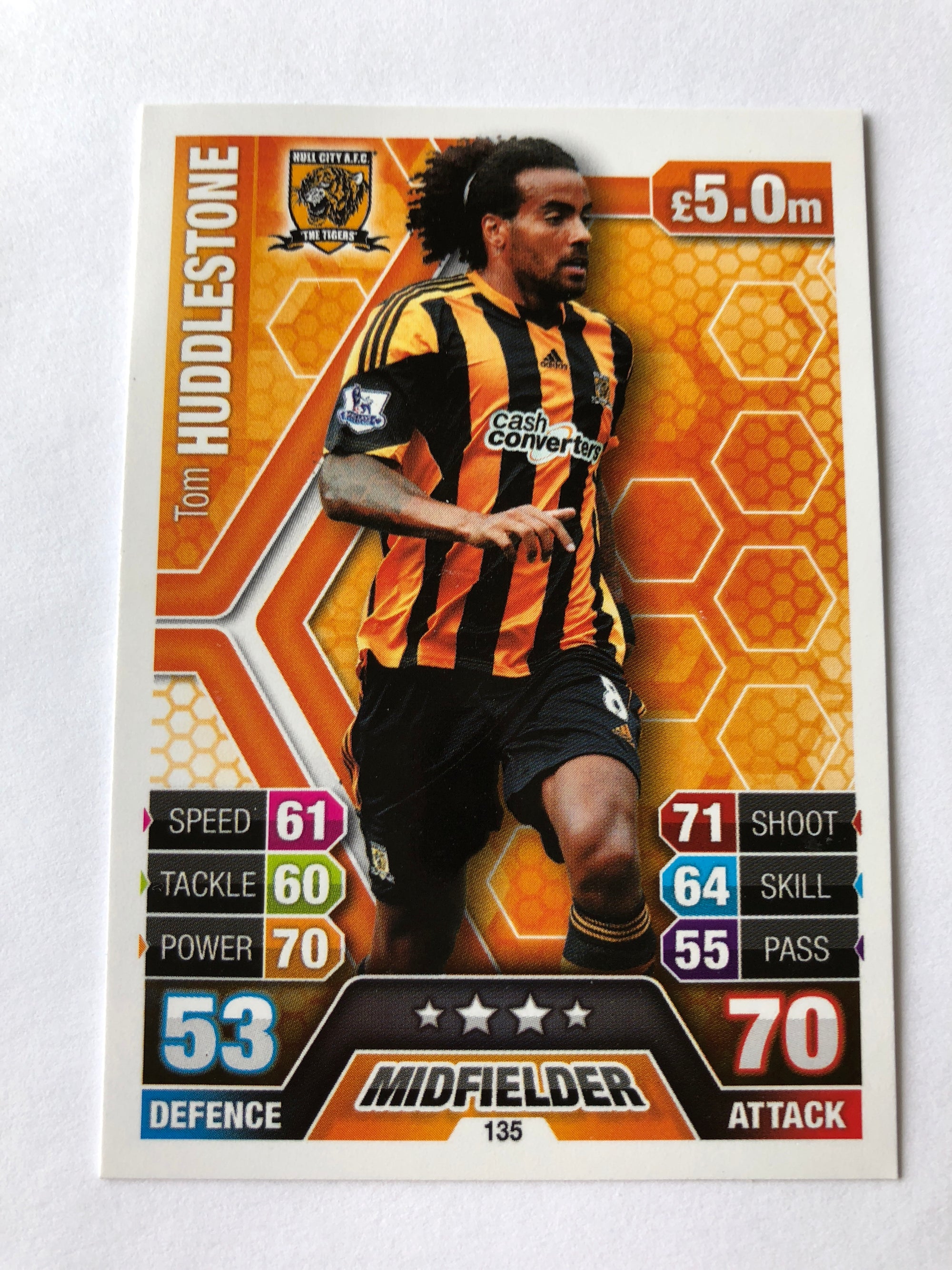 135. TOM HUDDLESTONE - HULL CITY