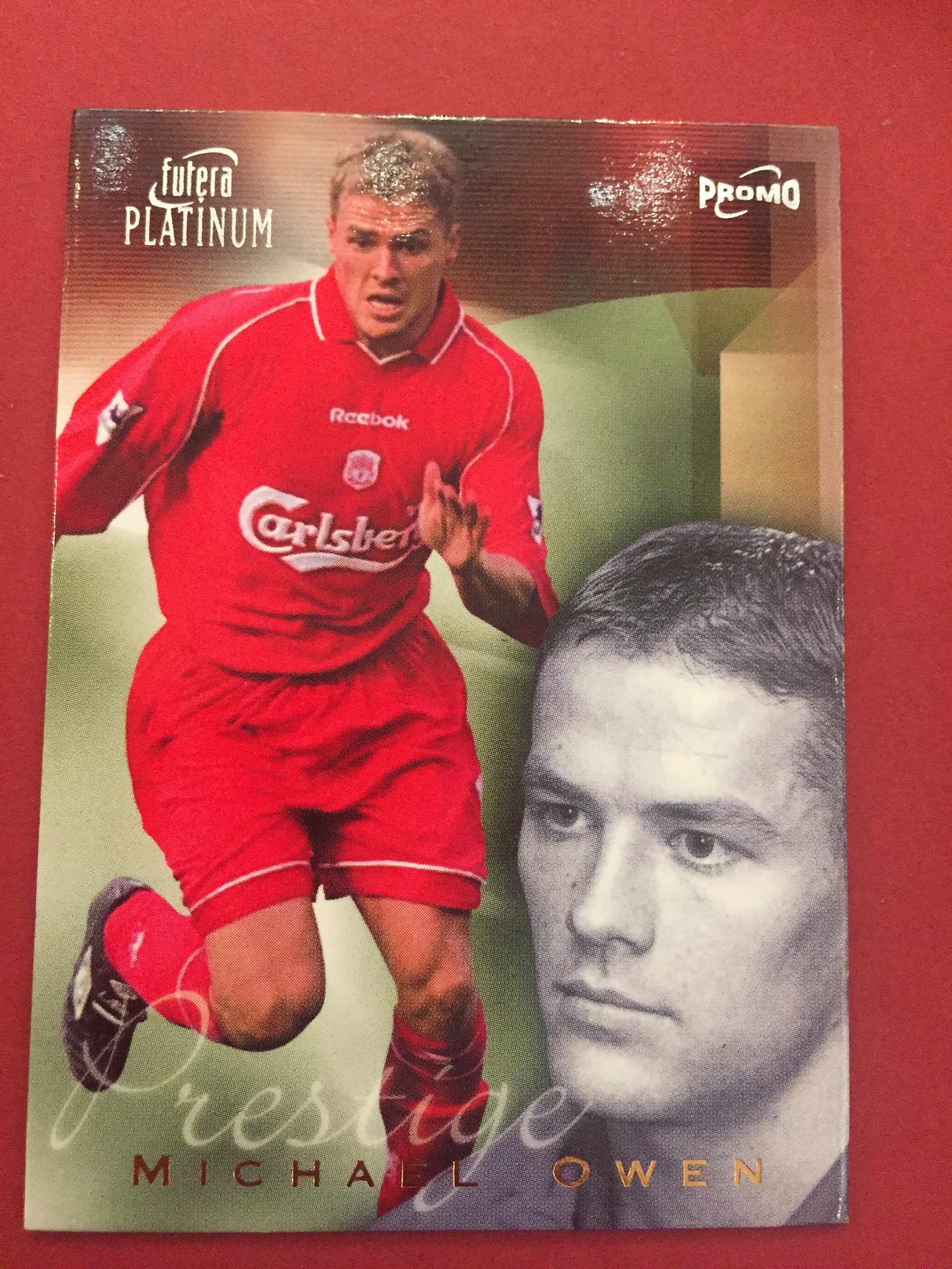 MICHEAL OWEN - FUTERA PLATINIUM PRESTIGE 2001 #400