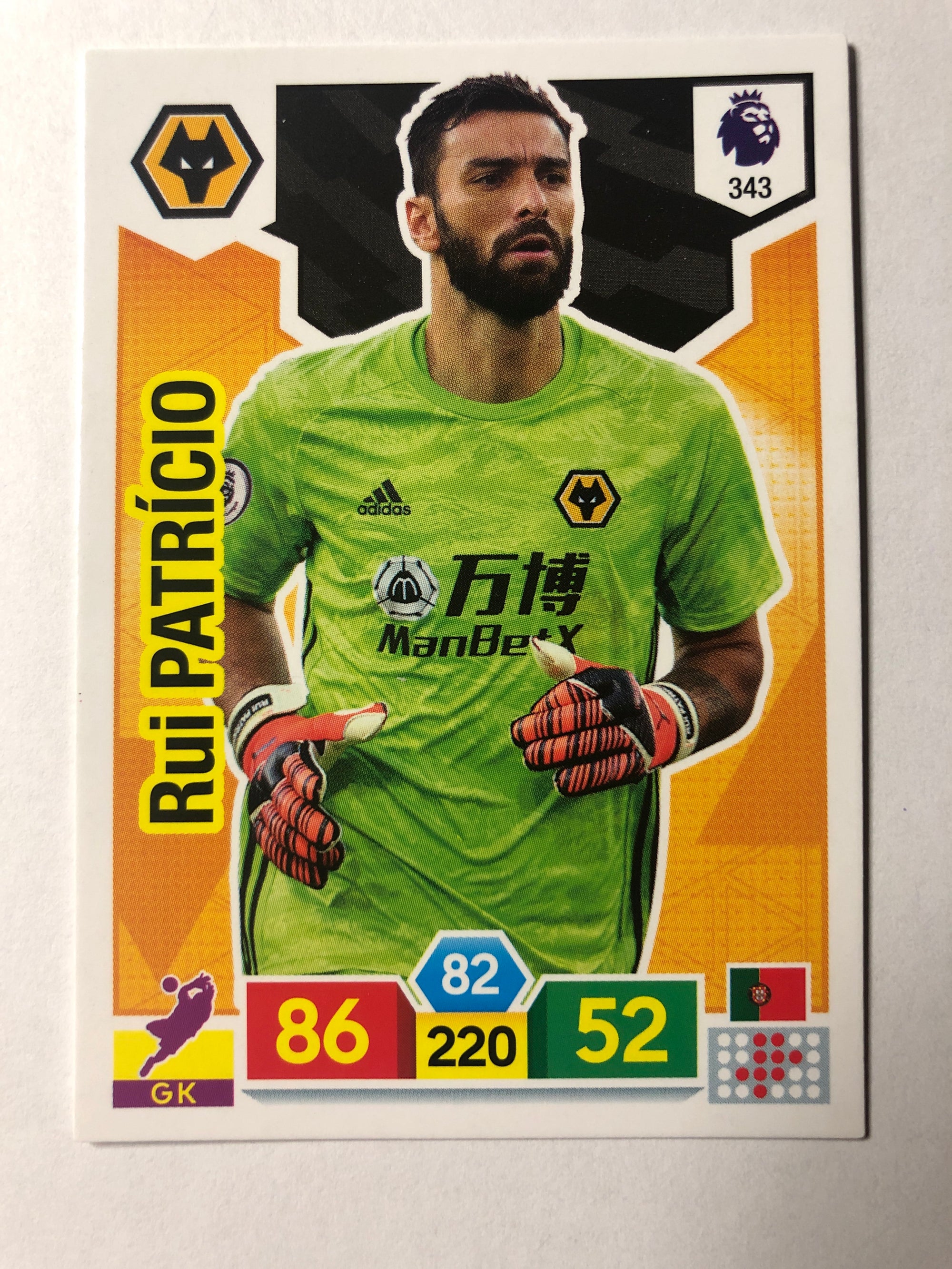 343. RUI PATRICIO - WOLVERHAMPTON WANDERERS