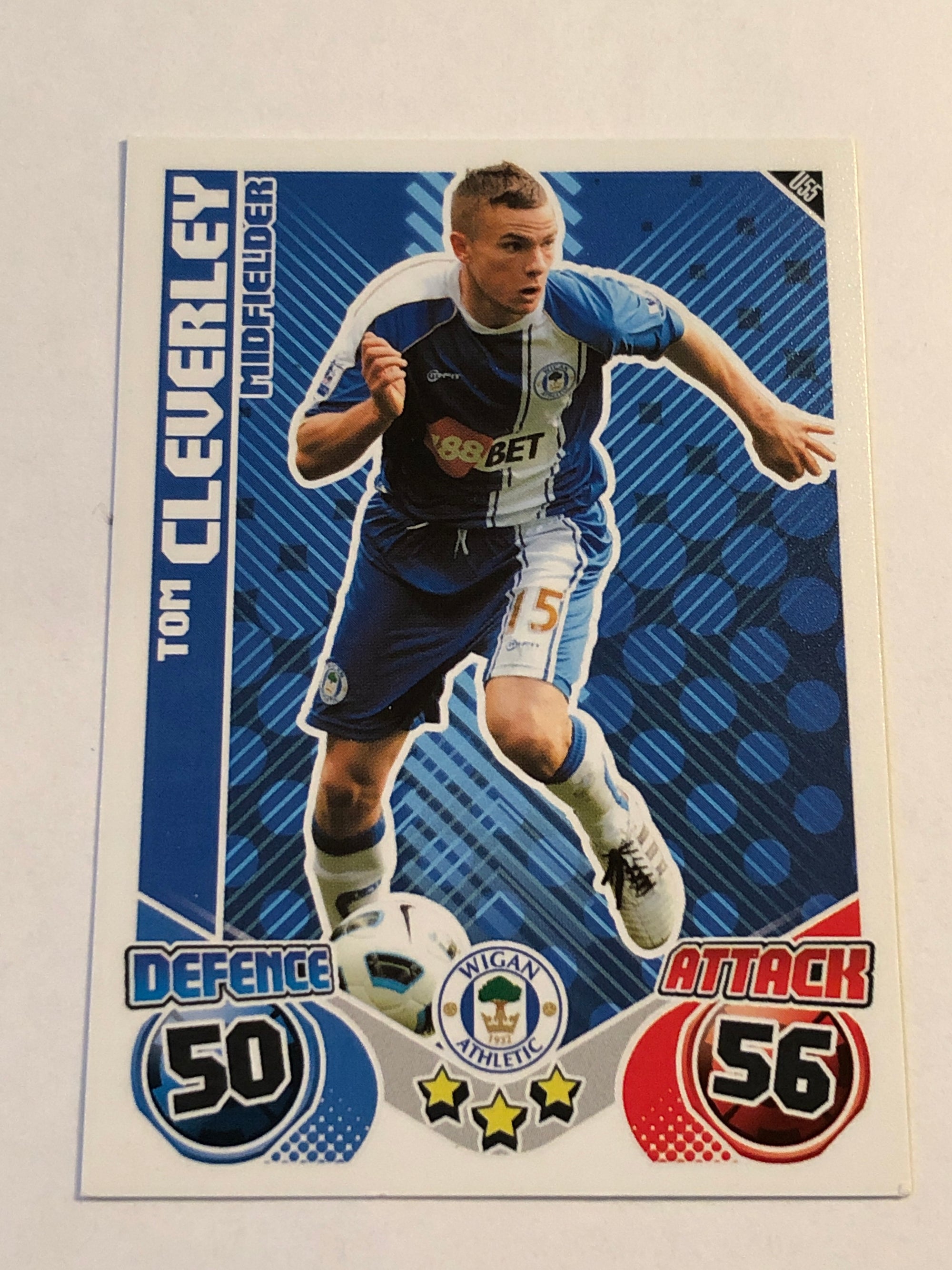 U55. TOM CLEVERLEY - WIGAN