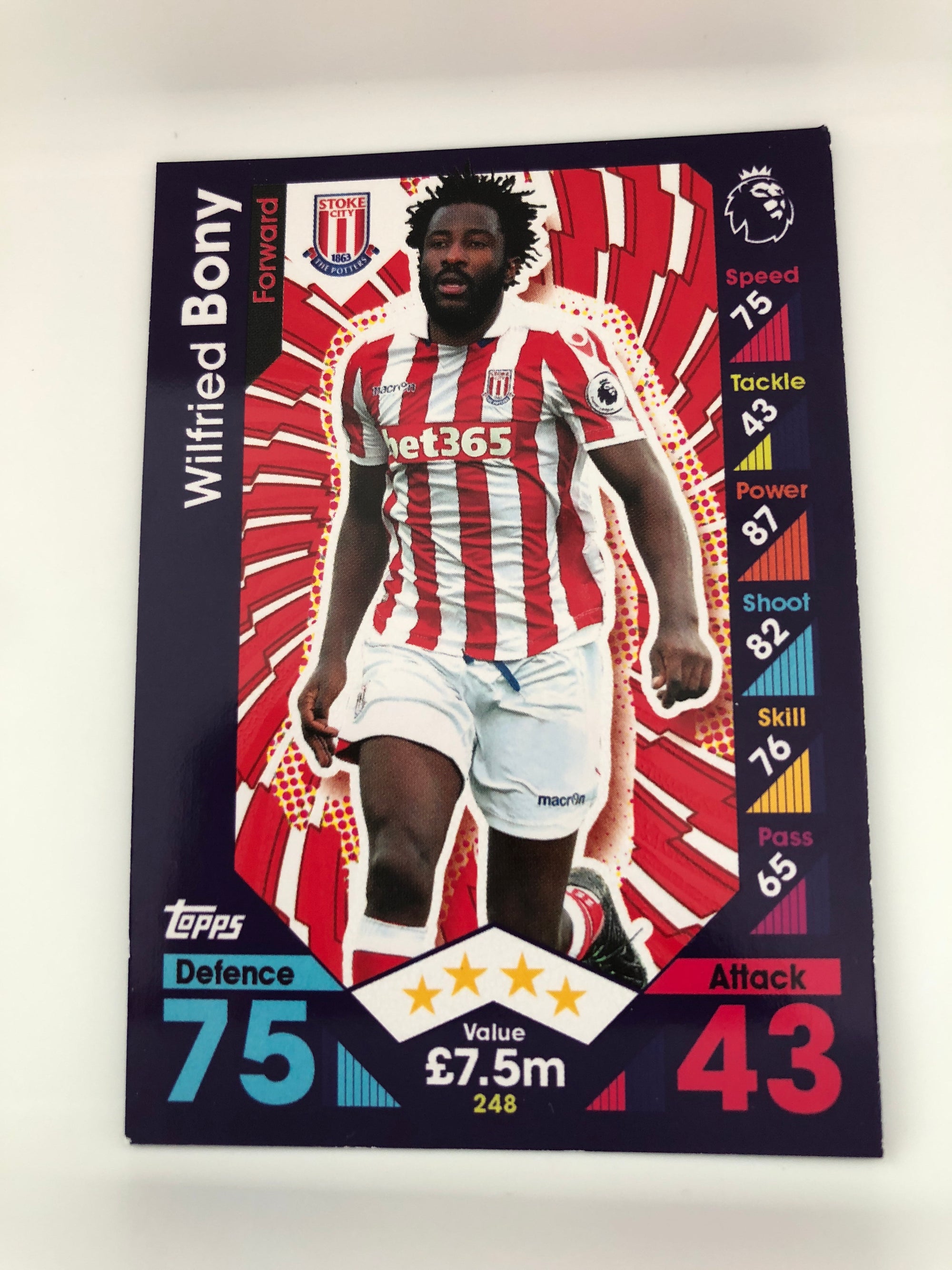248. WILFRIED BONY - STOKE CITY