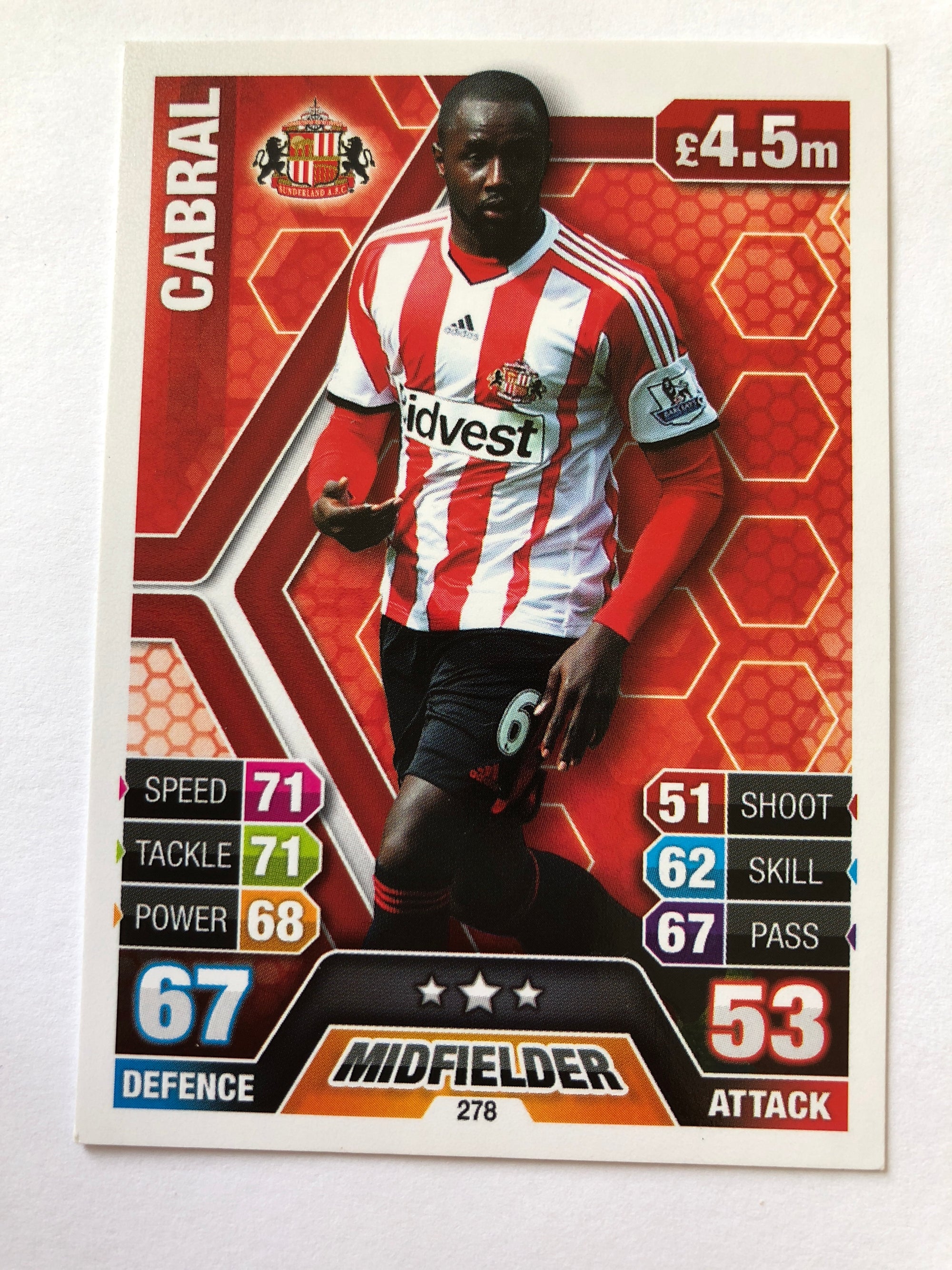 278. CABRAL - SUNDERLAND
