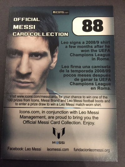 088. OFFICIAL MESSI CARD COLLECTION