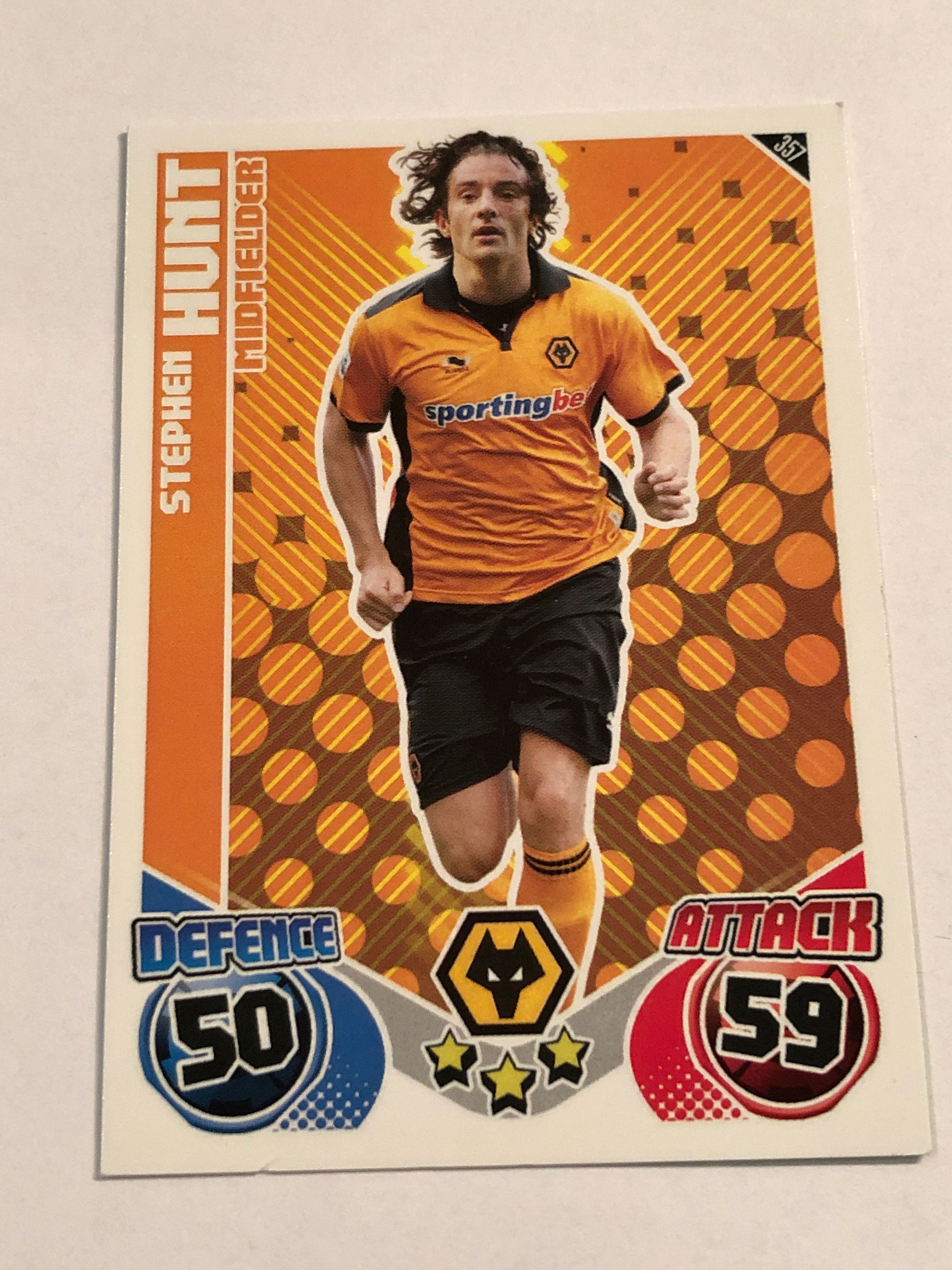 357. STEPHEN HUNT - WOLVERHAMPTON WANDERERS
