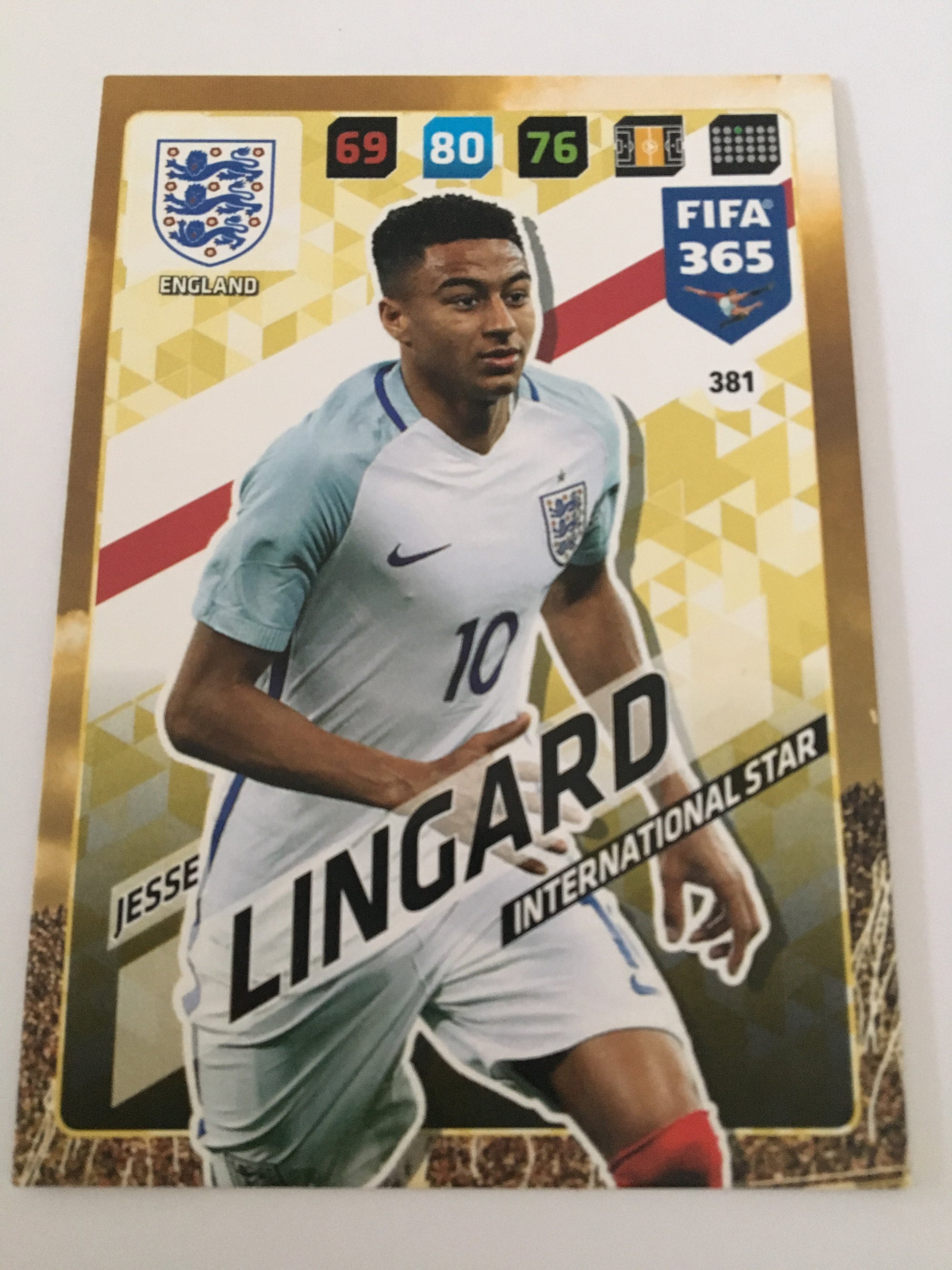 381. JESSE LINGARD - ENGLAND - INTERNATIONAL STAR