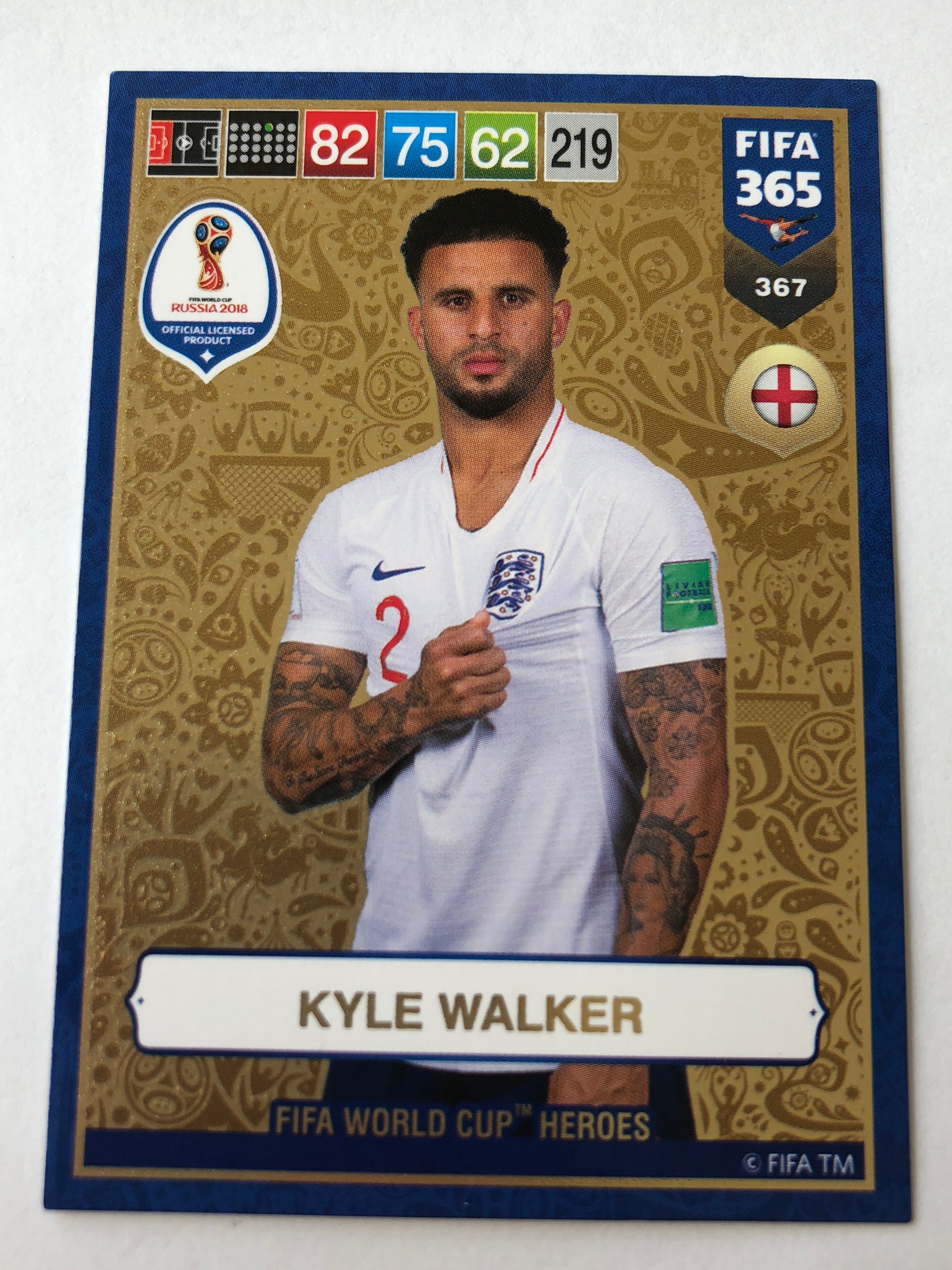 367. KYLE WALKER - ENGLAND - FIFA WORLD CUP HEROS
