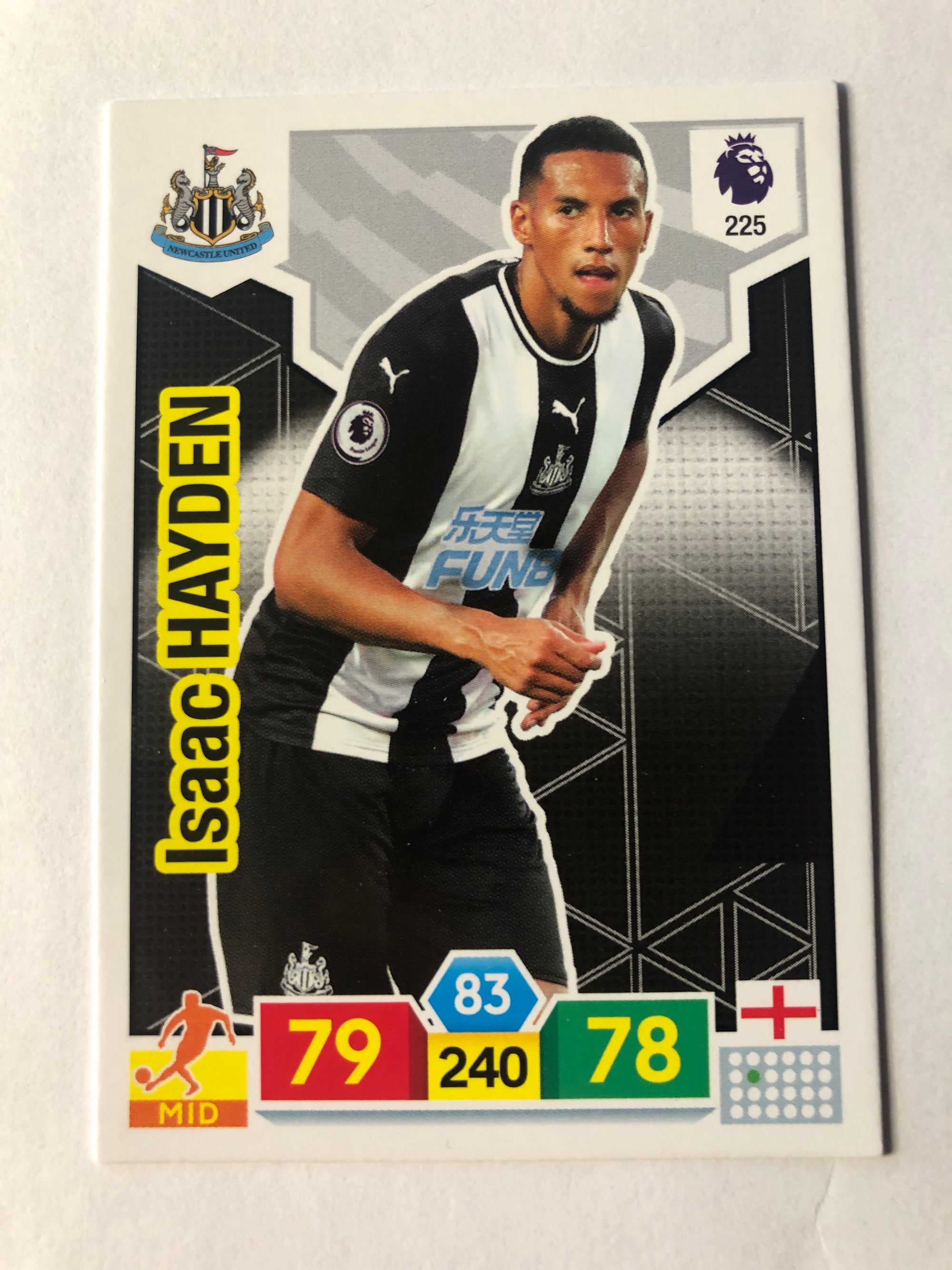 225. ISAAC HAYDEN - NEWCASTLE UNITED