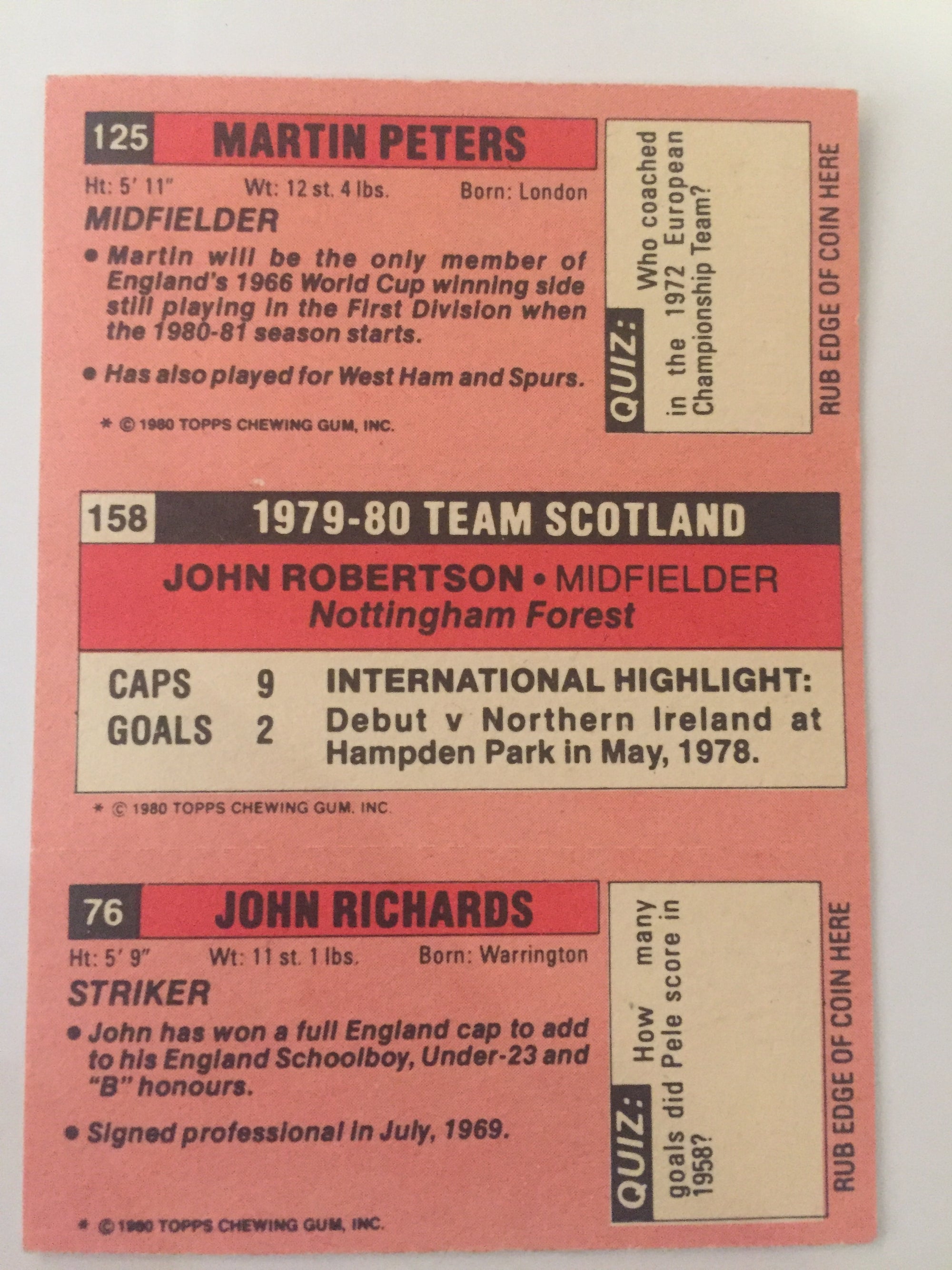 125 - 158 - 76    -  PETERS-ROBERTSON- RICHARDS