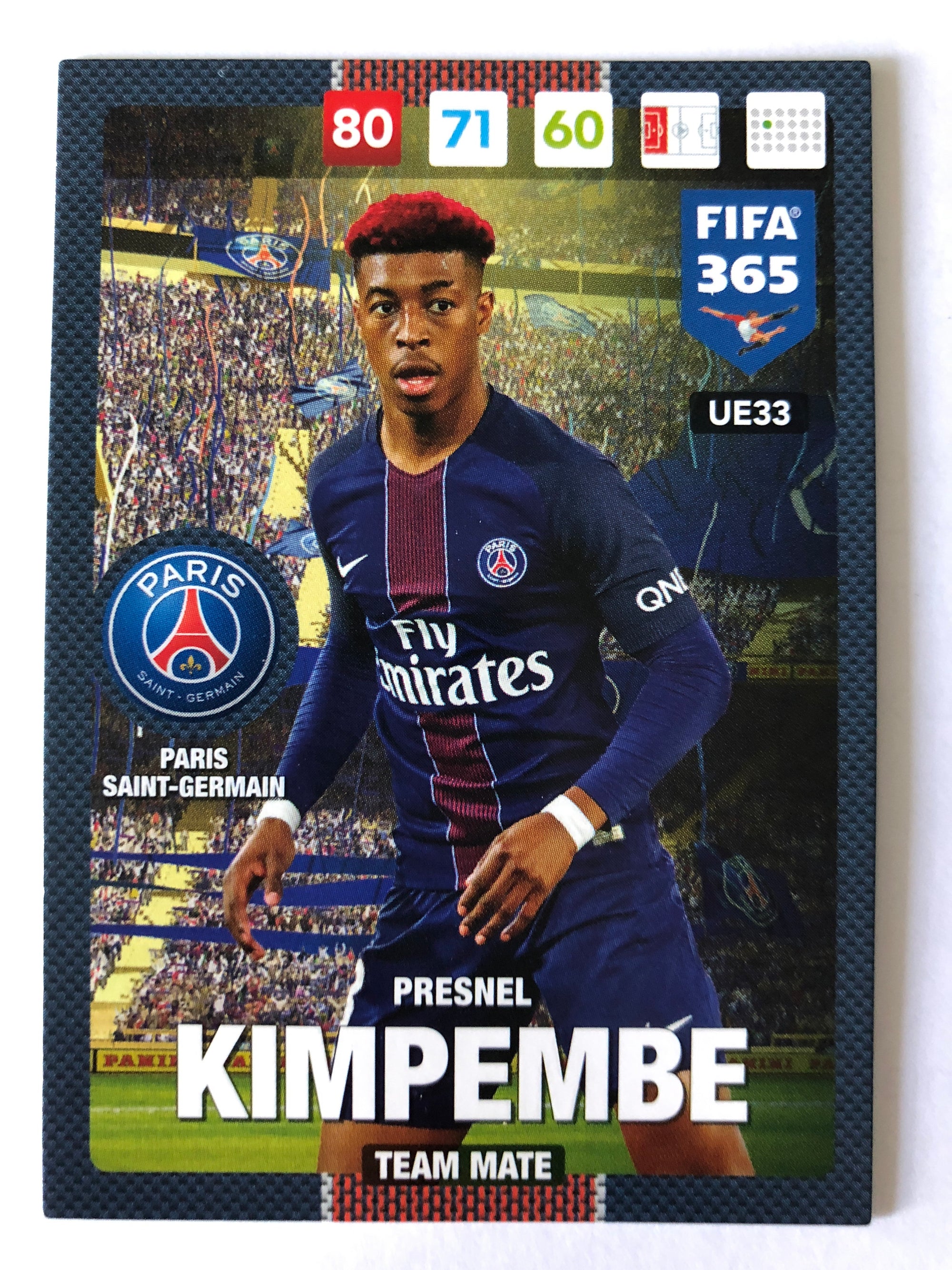 UE033 - PRESNEL KIMPEMBE - PARIS SAINT-GERMAIN - TEAM MATE