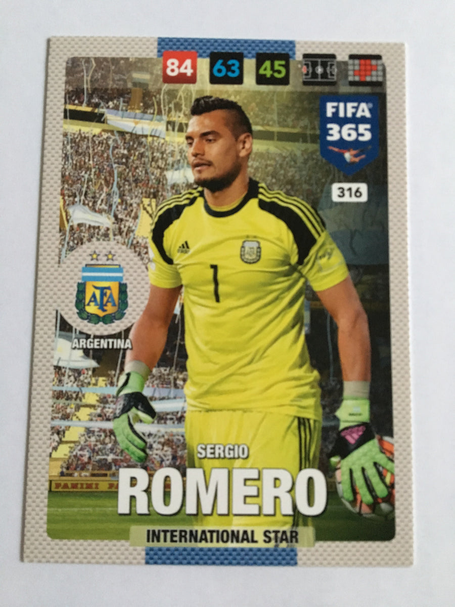 316. SERGIO ROMERO - ARGENTINA - INTERNATIONAL STAR