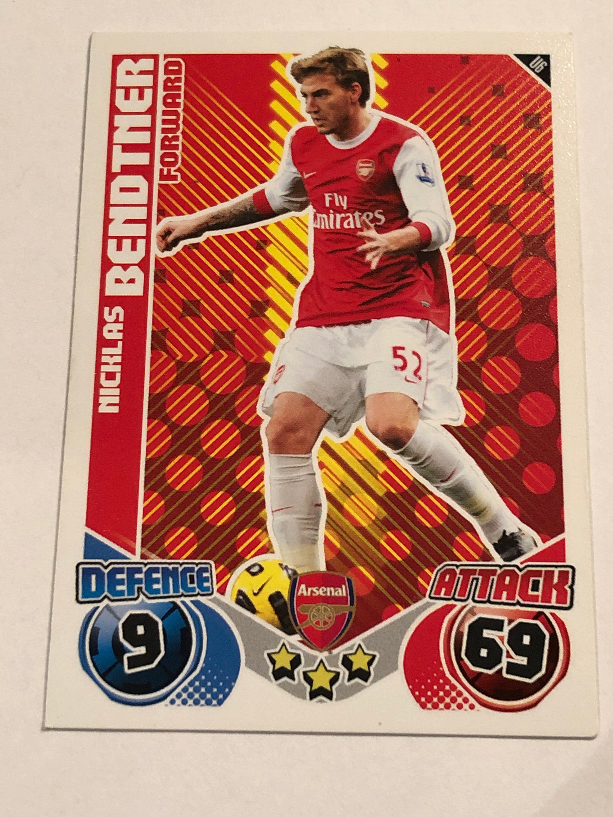 U6. NICKLAS BENDTNER - ARSENAL