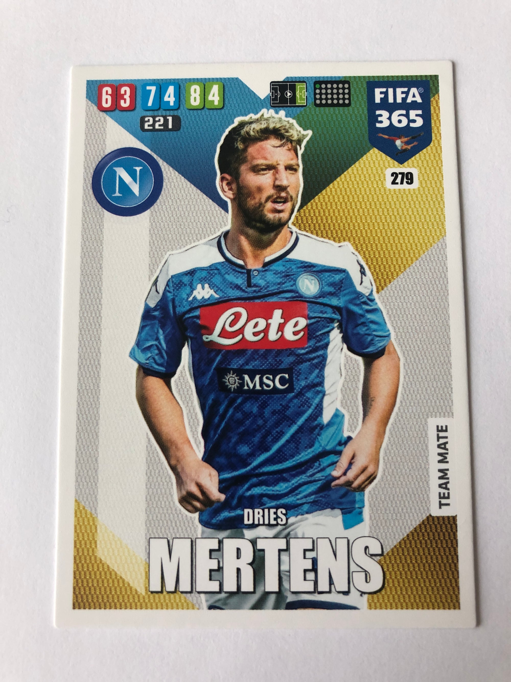 279. DRIES MERTENS - NAPOLI - TEAM MATE