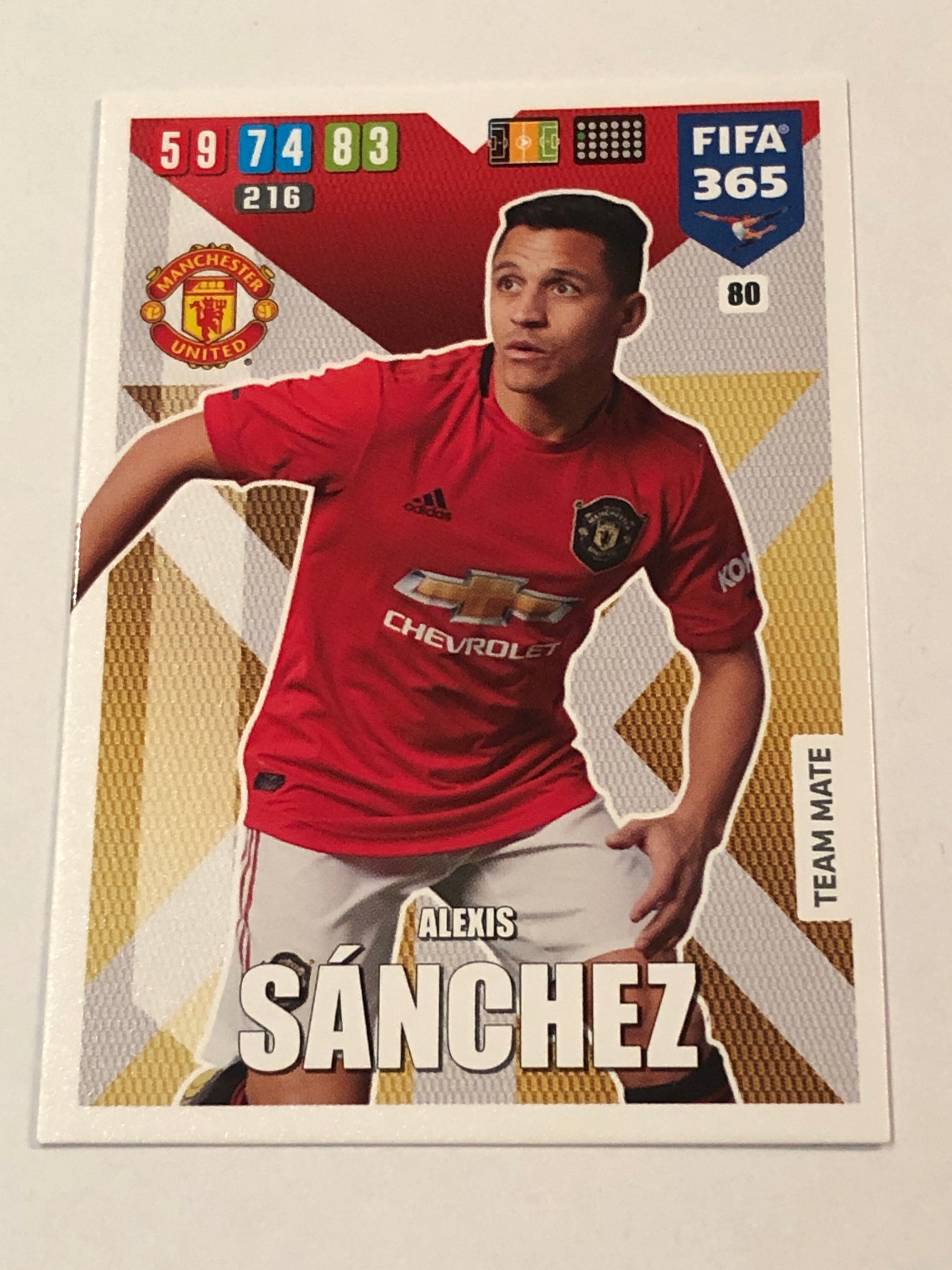 080. ALEXIS SANCHEZ - MANCHESTER UNITED - TEAM MATE