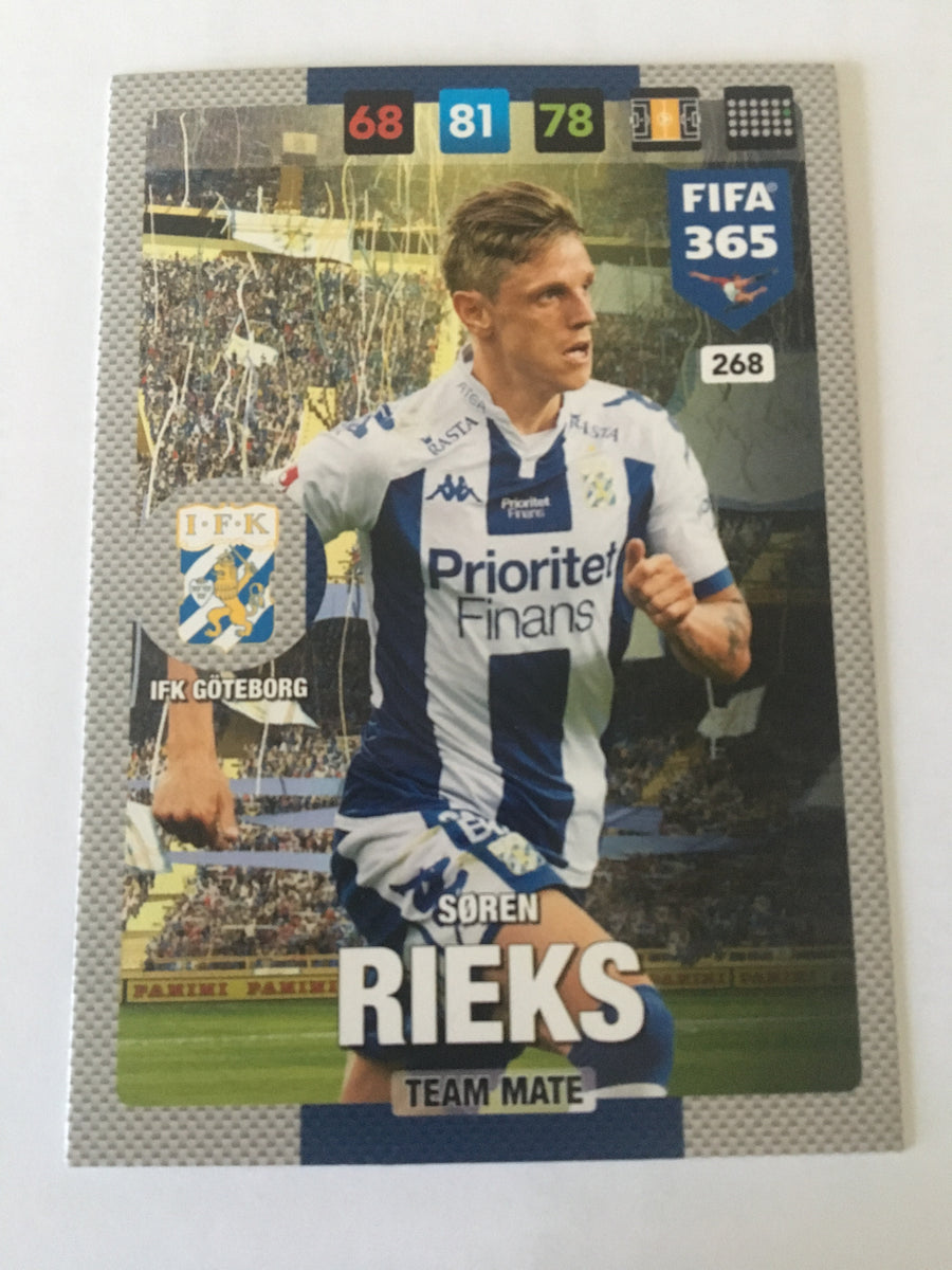 268. SØREN RIEKS - IFK GÖTEBORG - TEAM MATE