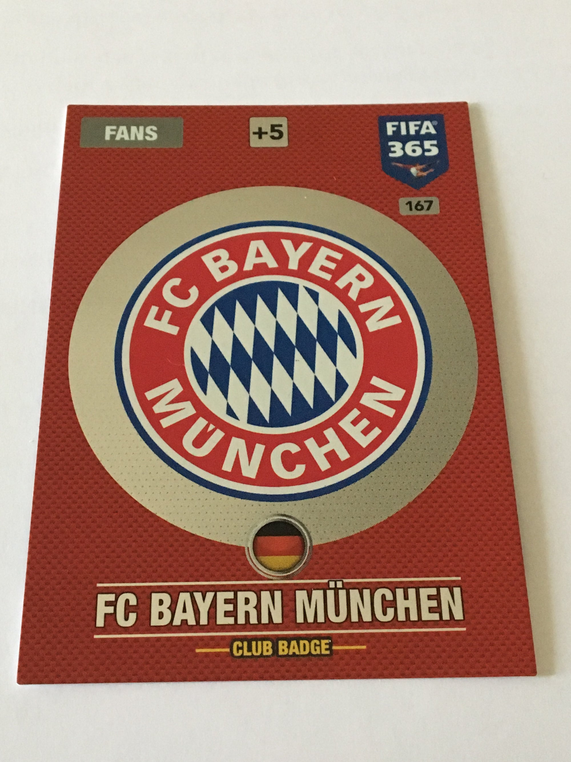 167. FC BAYERN MÜNCHEN - GERMANY - FANS - CLUB BADGE
