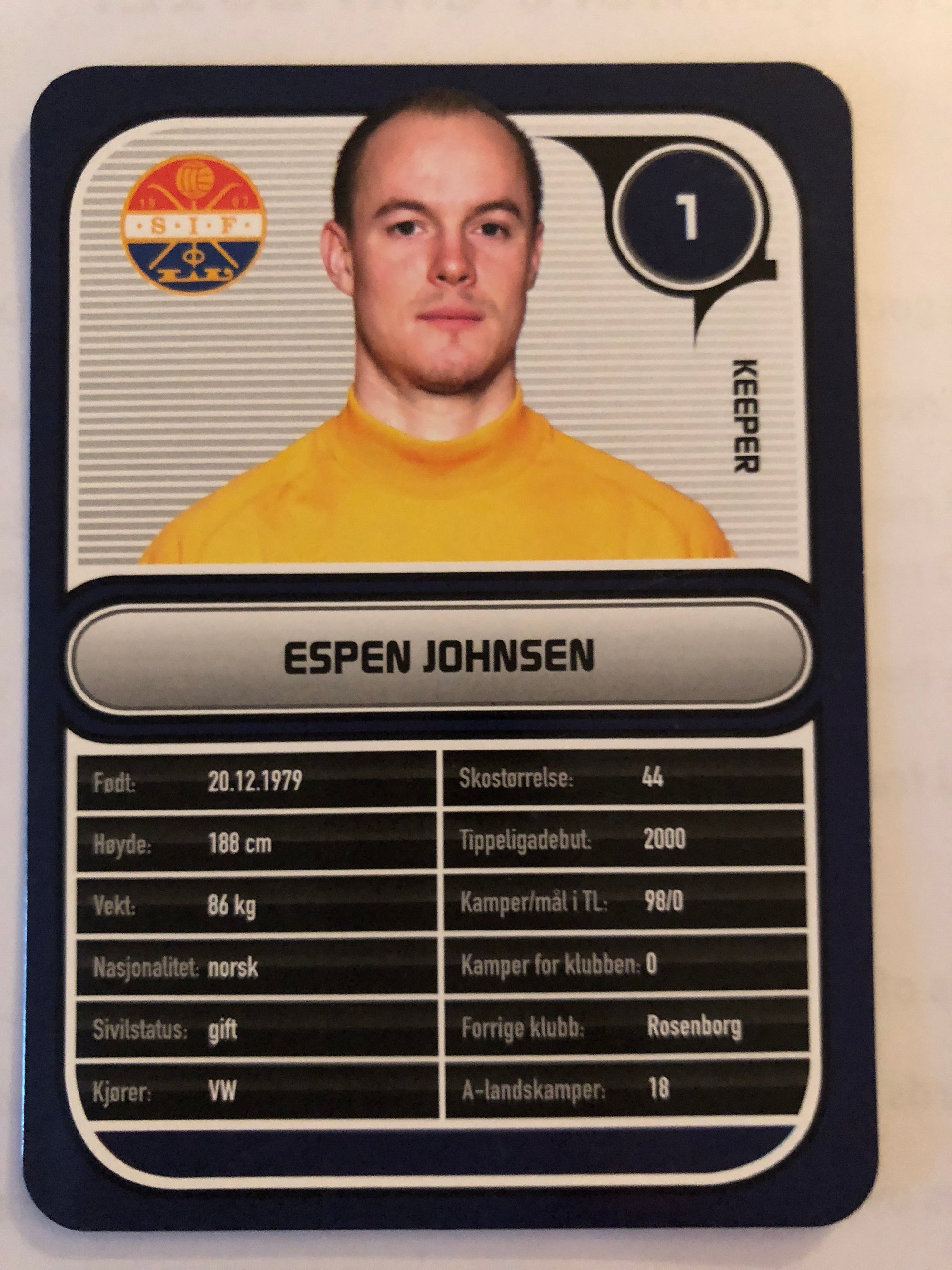 STRØMSGODSET 001. ESPEN JOHNSEN