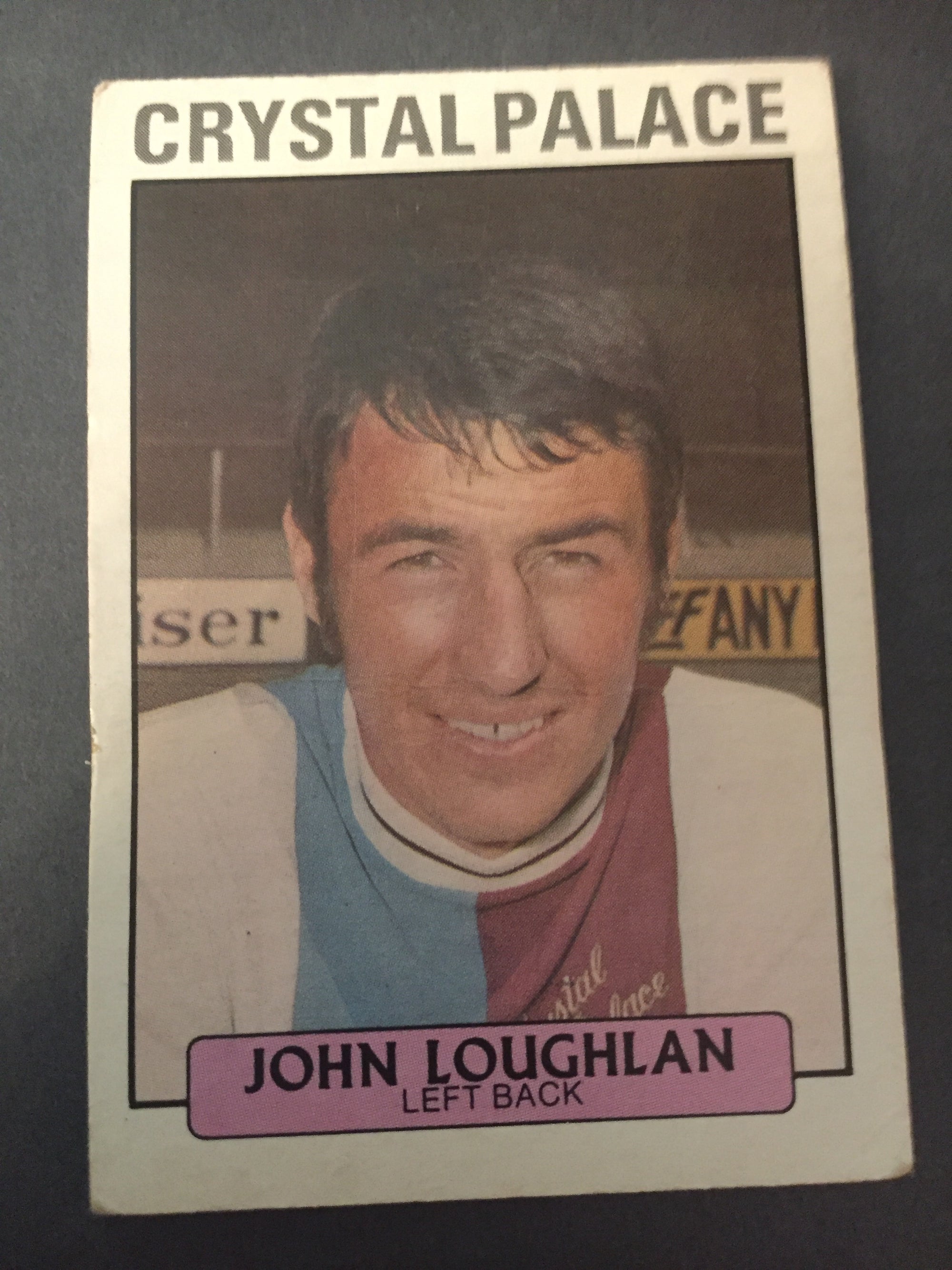 270. JOHN LAUGHLAN - CRYSTAL PALACE