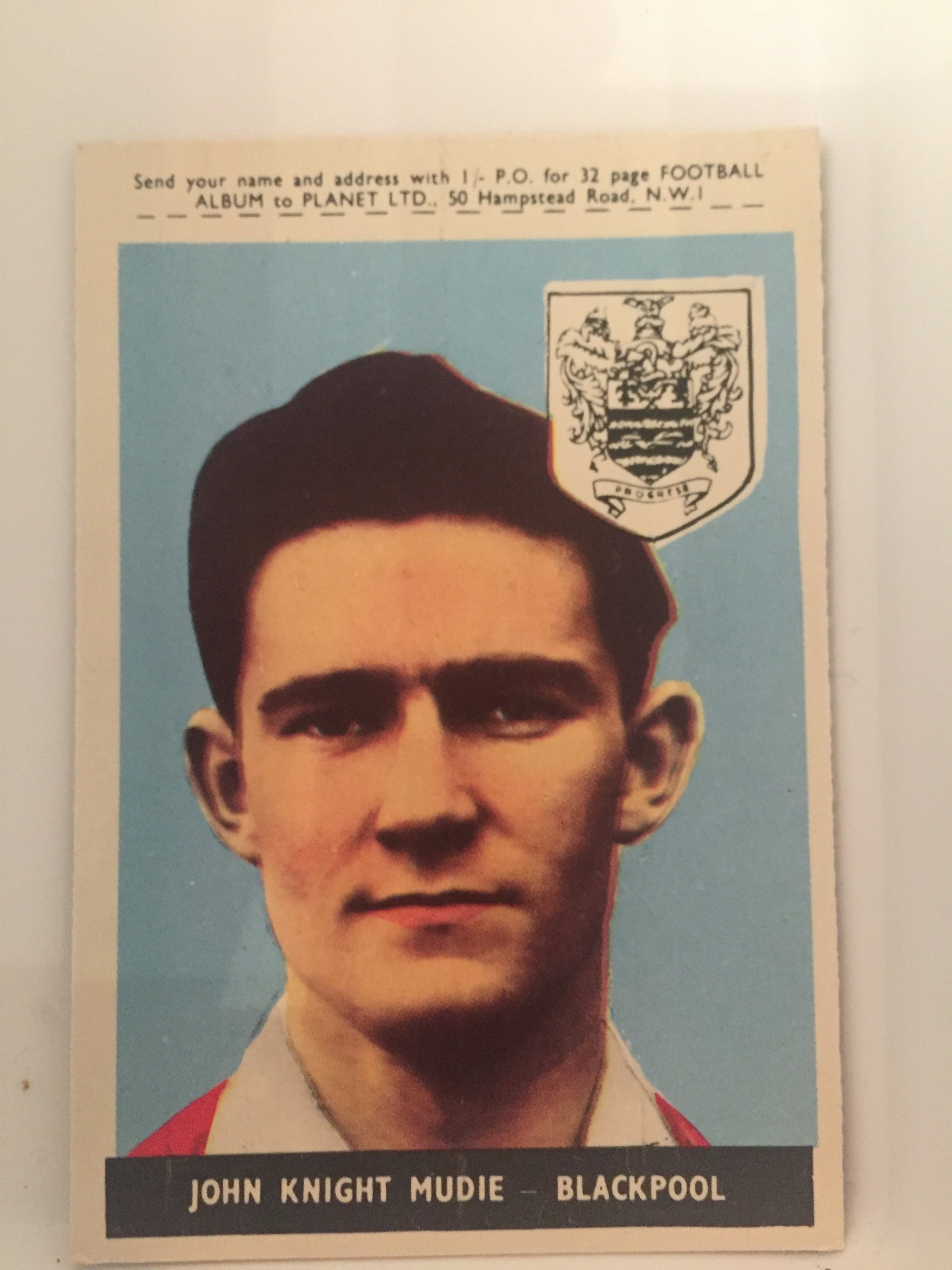 004. JOHN KNIGHT MUDIE - BLACKPOOL