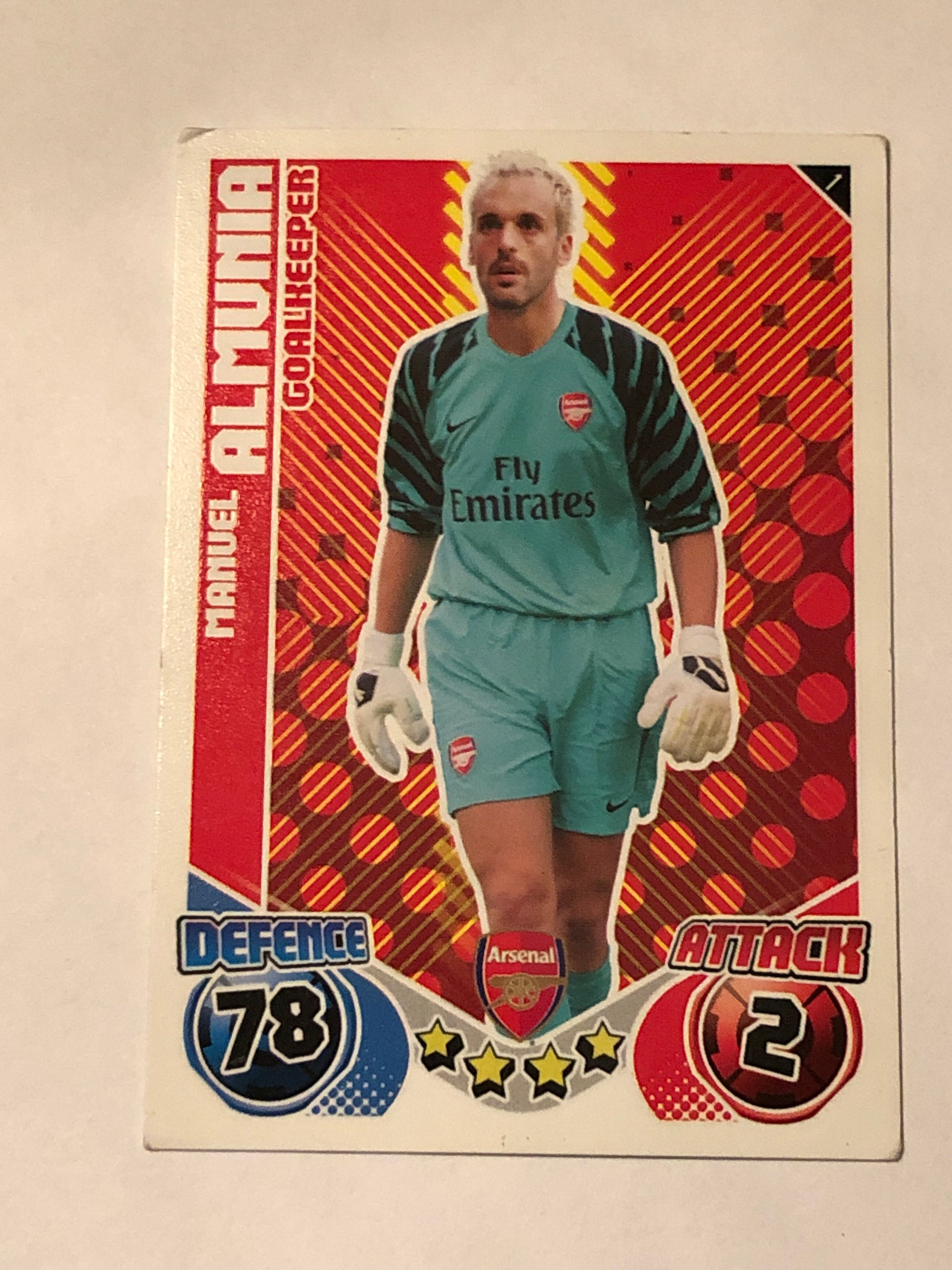 001. MANUEL ALMUNIA - ARSENAL