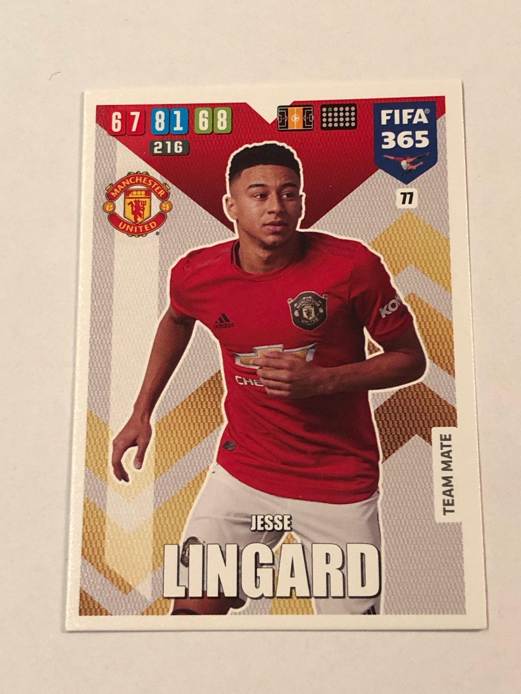 077. JESSE LINGARD - MANCHESTER UNITED - TEAM MATE
