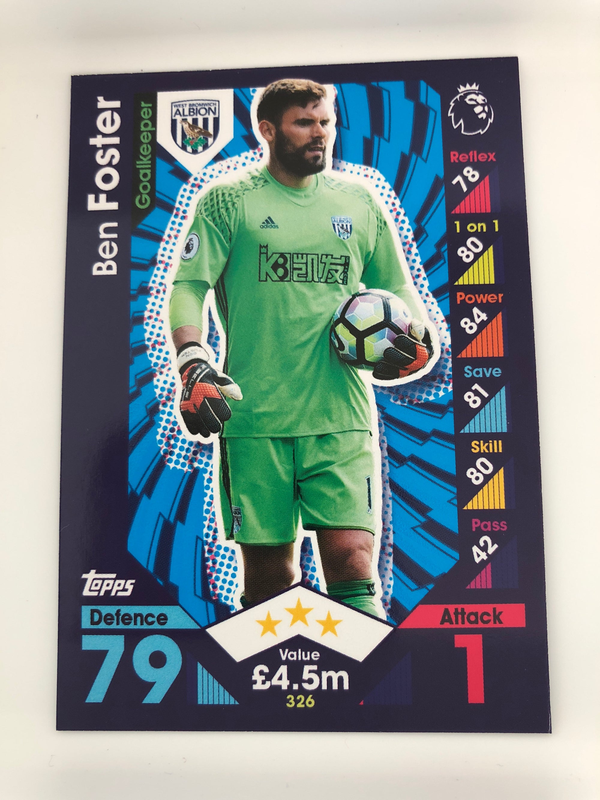 326. BEN FOSTER - WEST BROMWICH ALBION