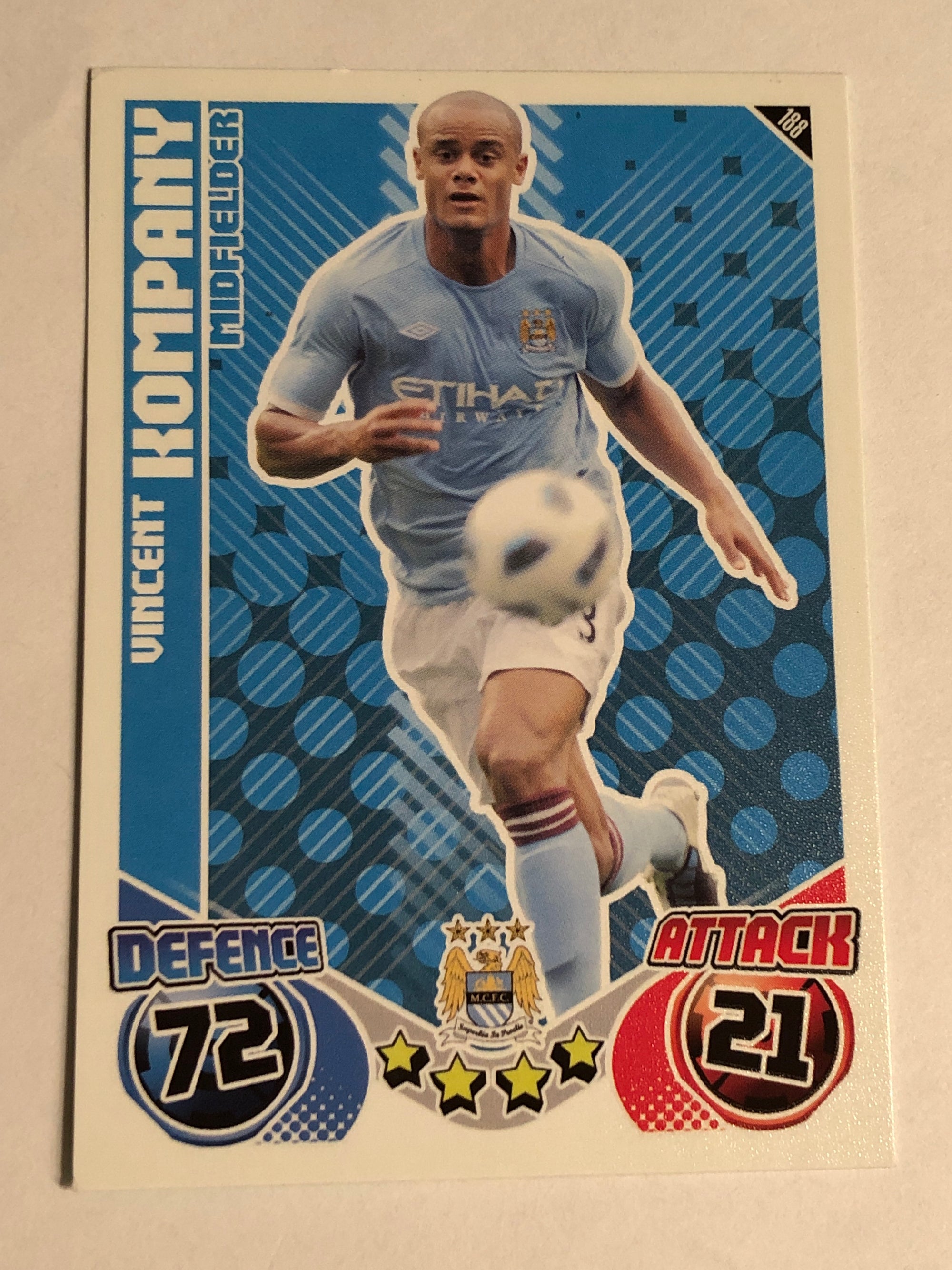 188. VINCENT KOMPANY - MANCHESTER CITY