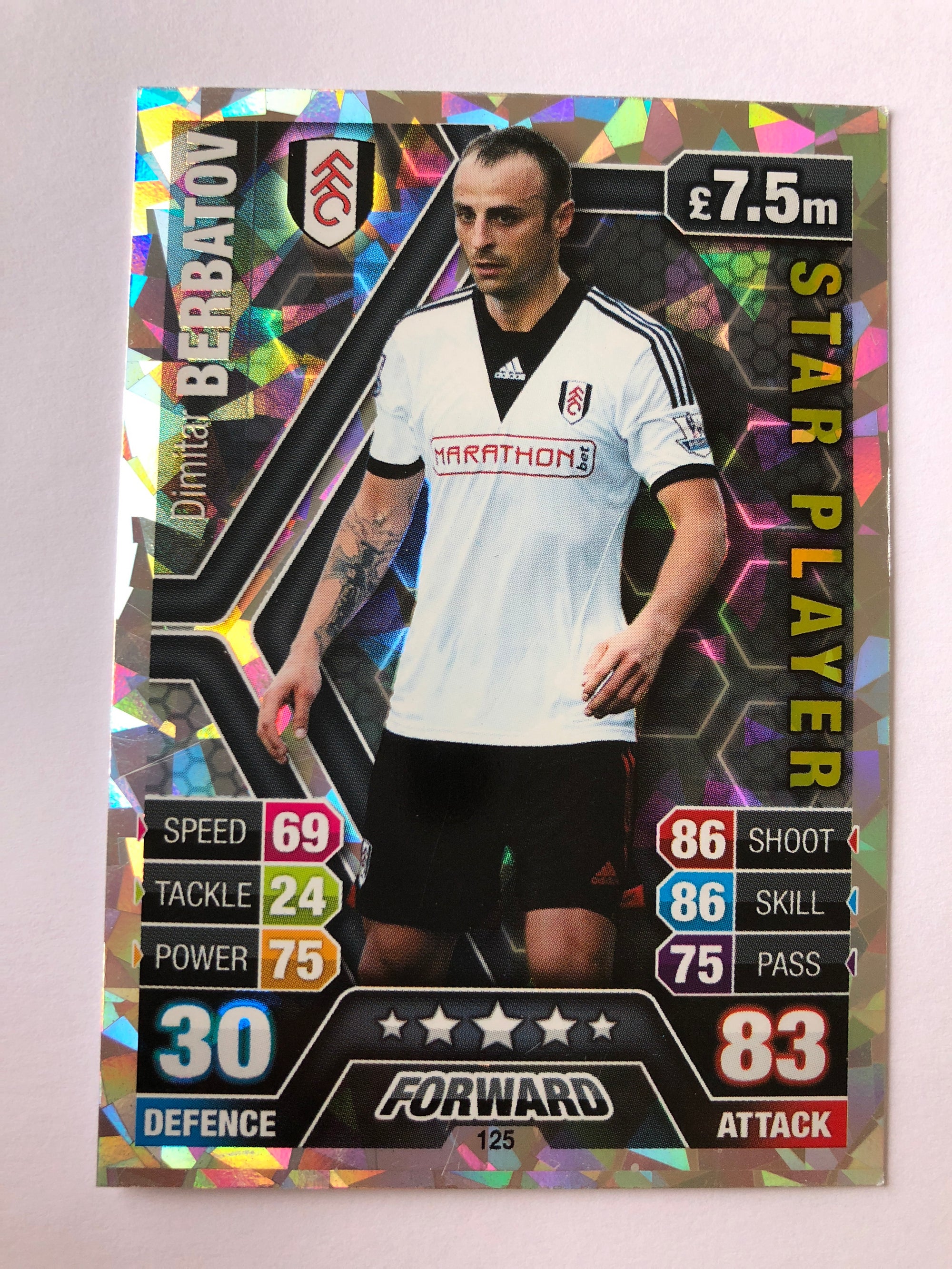 125. DIMITAR BERBATOV - FULHAM - STARPLAYER