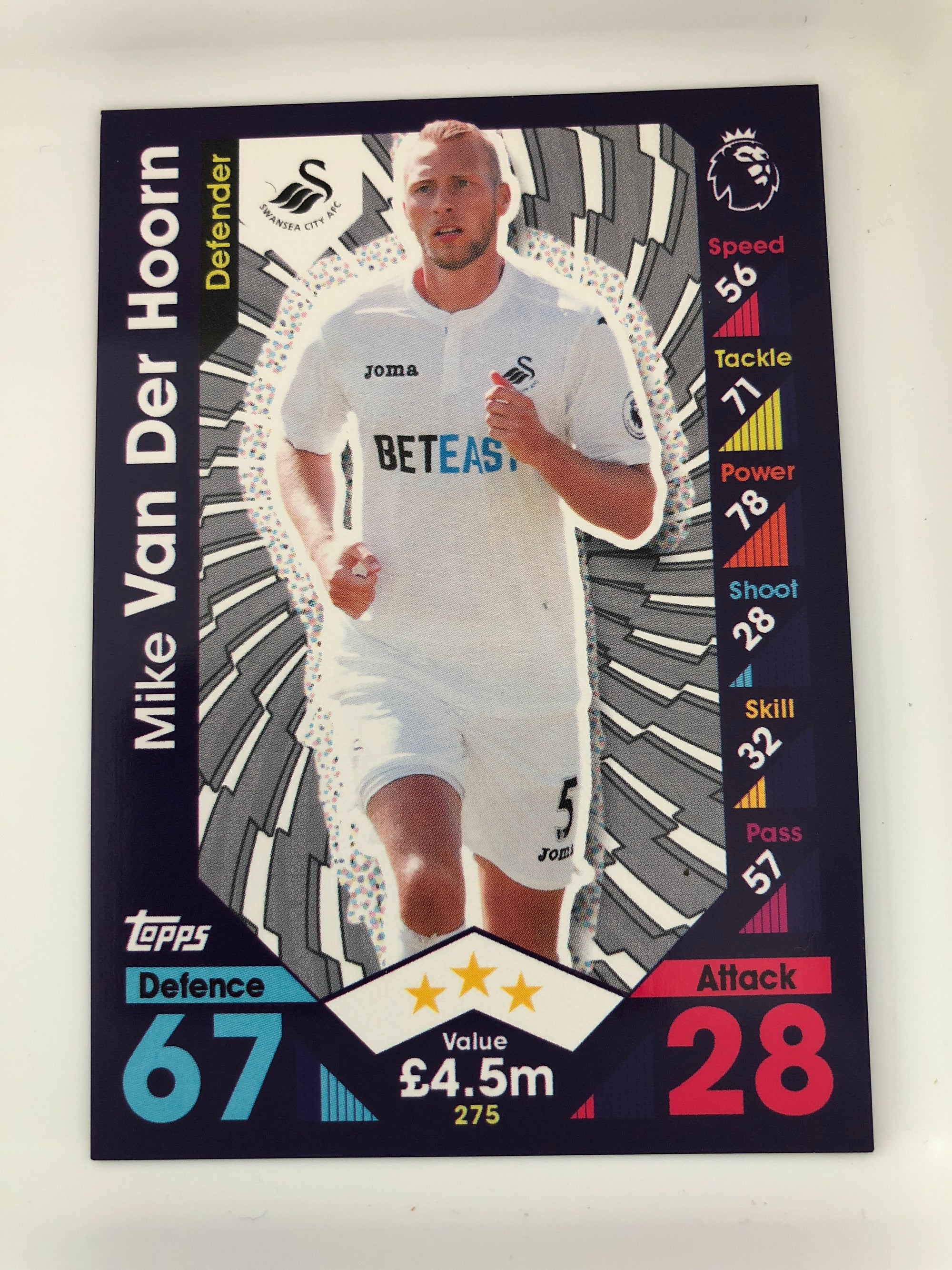 275. MIKE VAN DER HOORN - SWANSEA CITY
