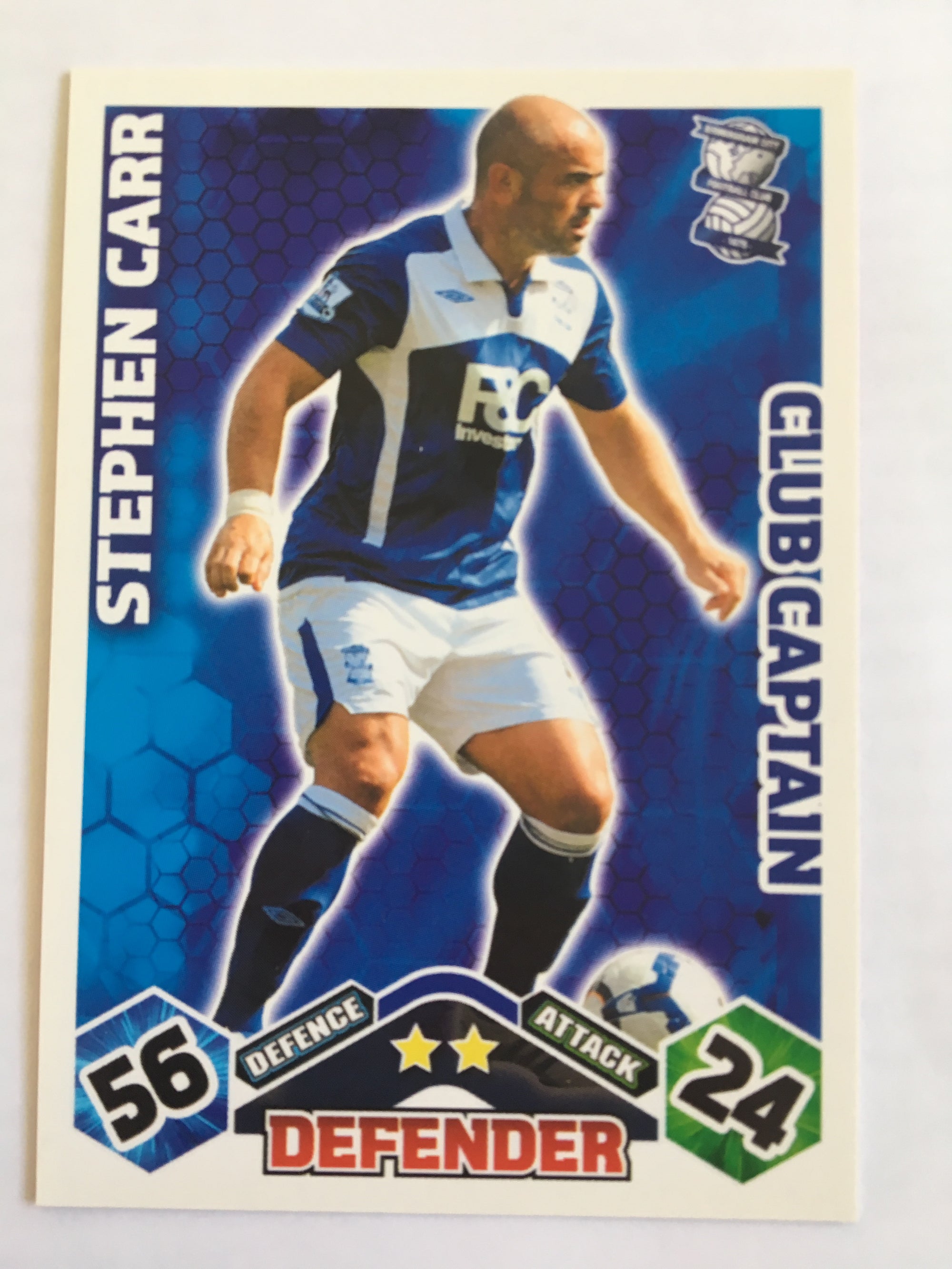 CC024. STEPHEN CARR - BIRMINGHAM CITY - CLUB CAPTAIN