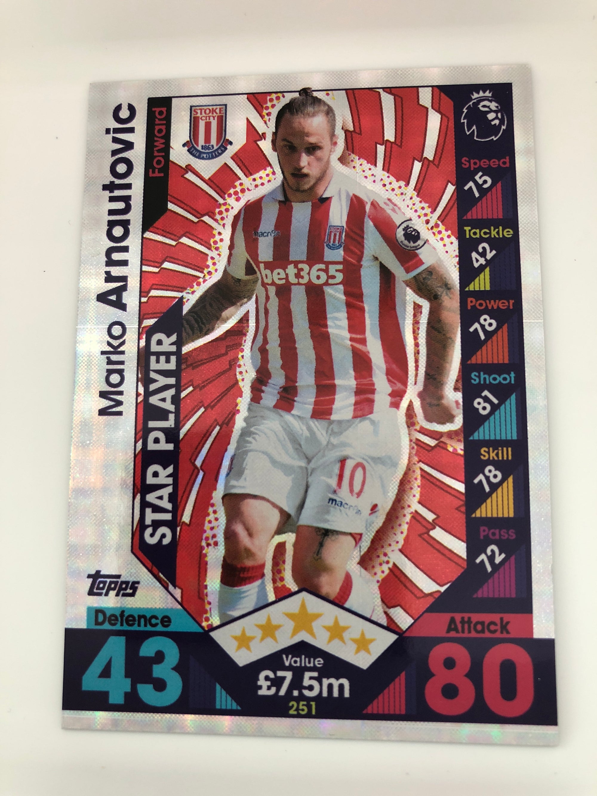 251. MARKO ARNAUTOVIC - STOKE CITY - STAR PLAYER