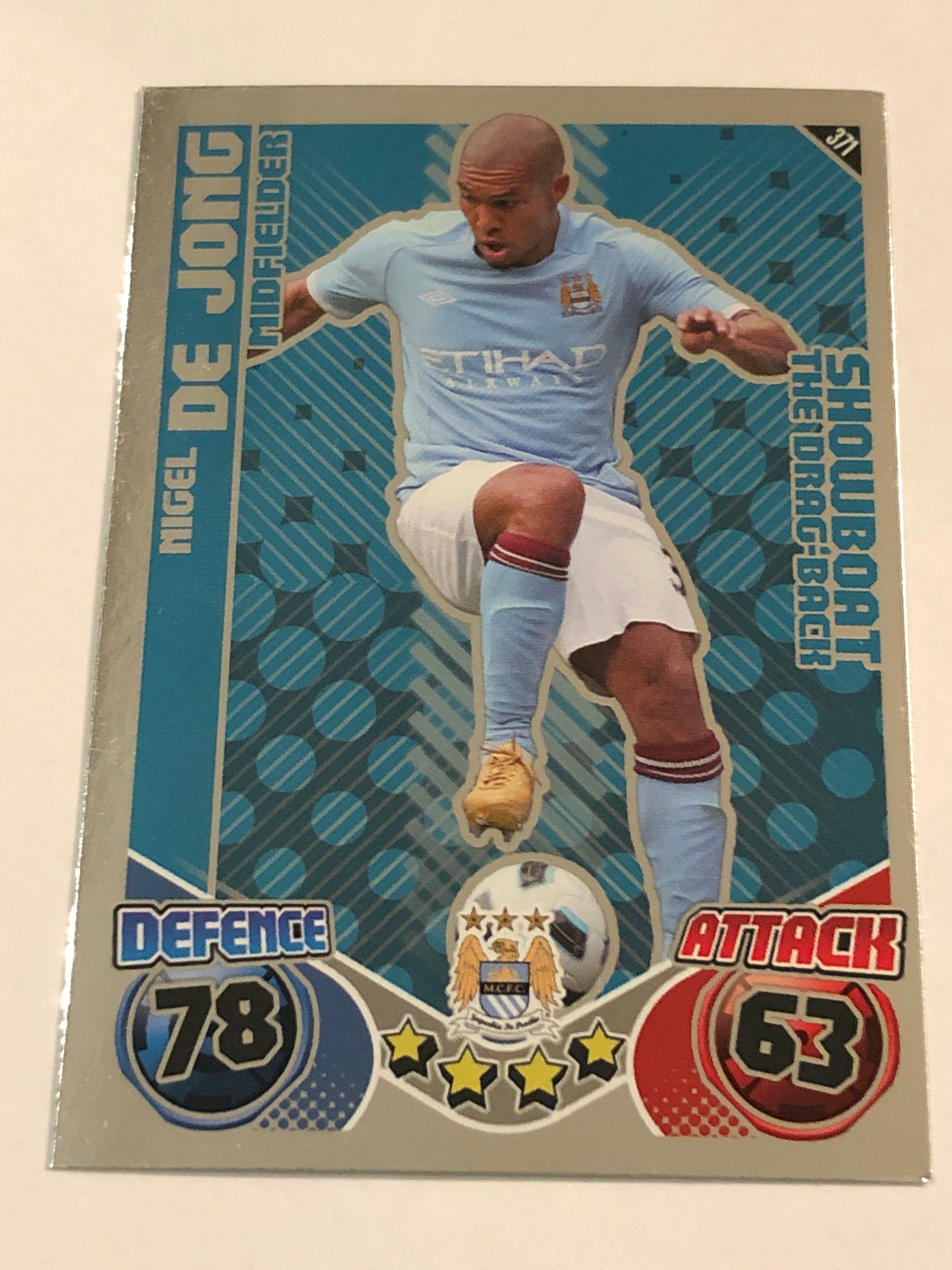 371. NIGEL DE JONG - MANCHESTER CITY - SHOWBOAT