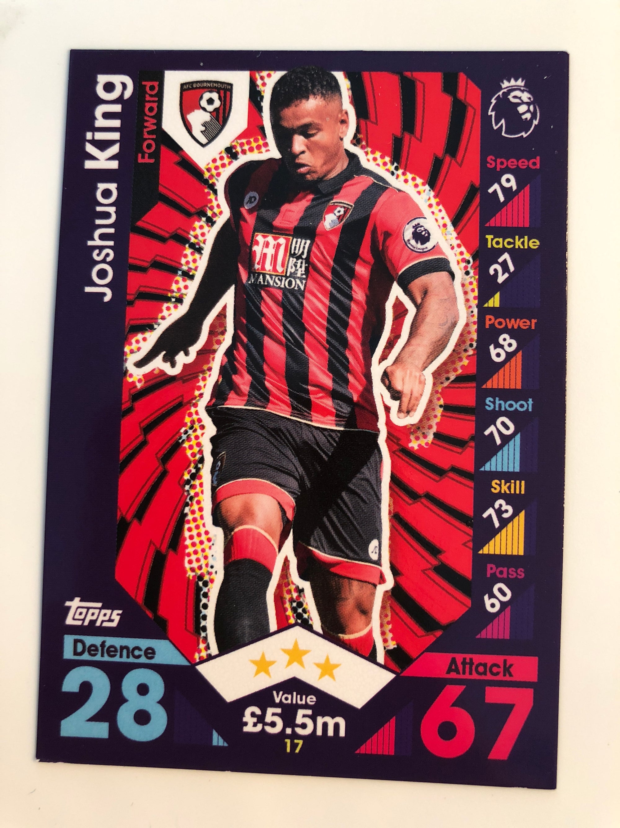 017. JOSHUA KING - AFC BOURNEMOUTH