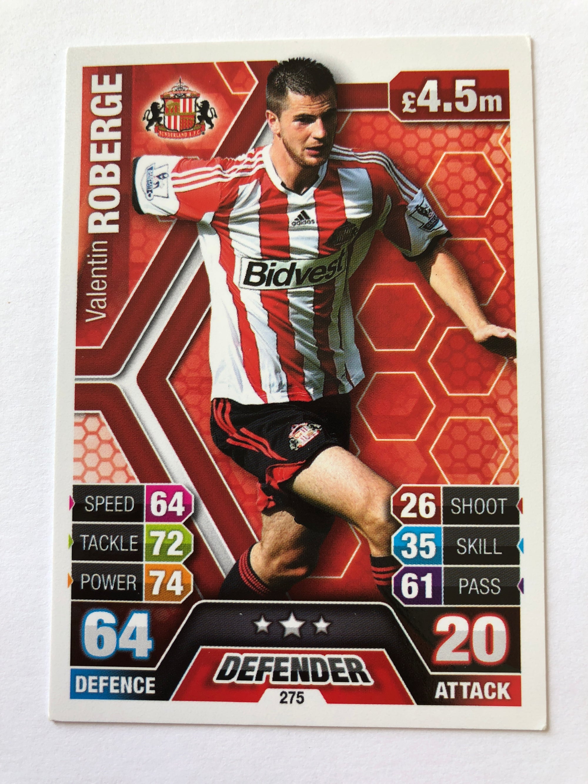 275. VALENTIN ROBERGE - SUNDERLAND