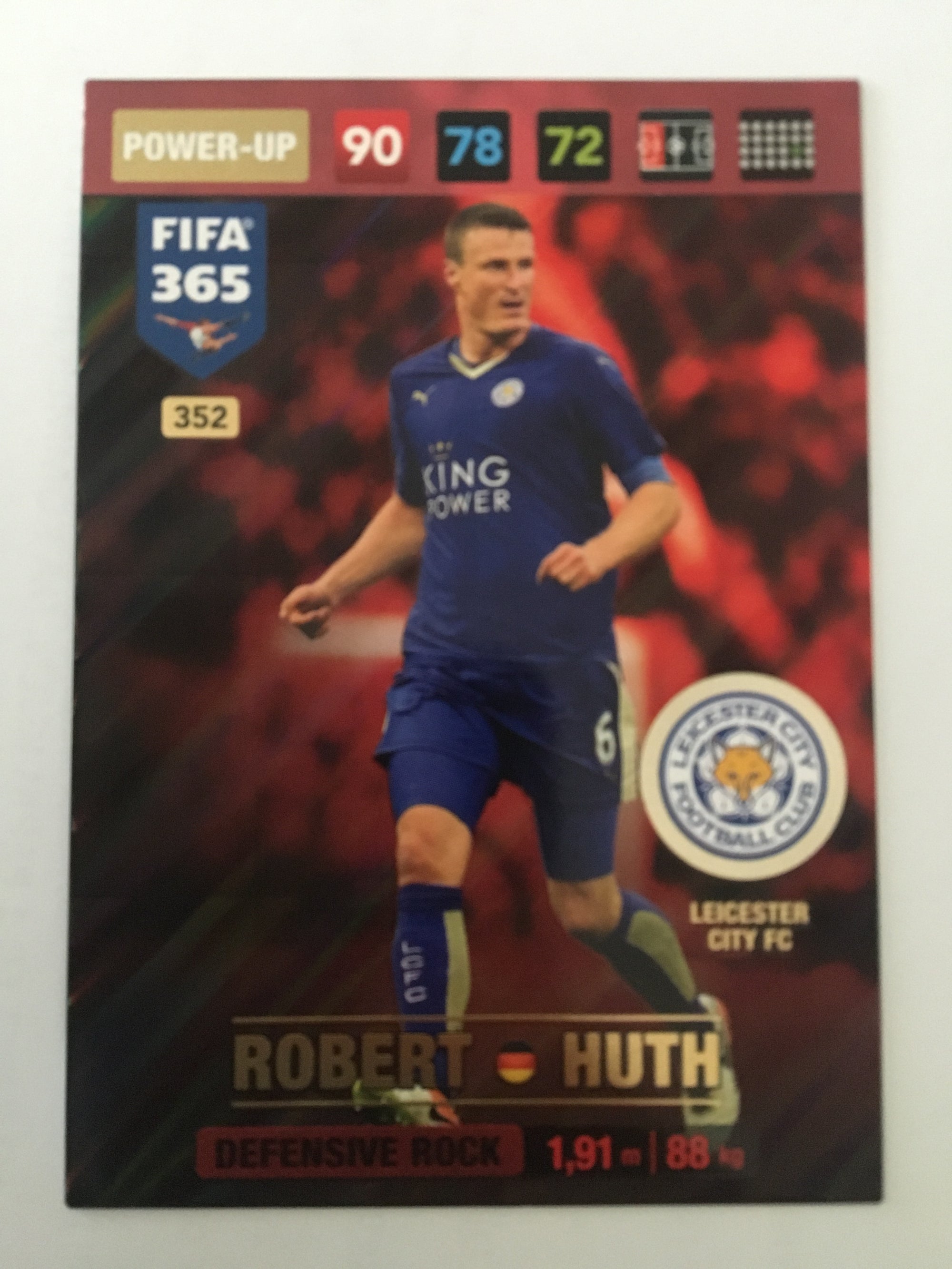 352. ROBERT HUTH - LEICESTER CITY FC - POWER-UP - DEFENSIVE ROCK