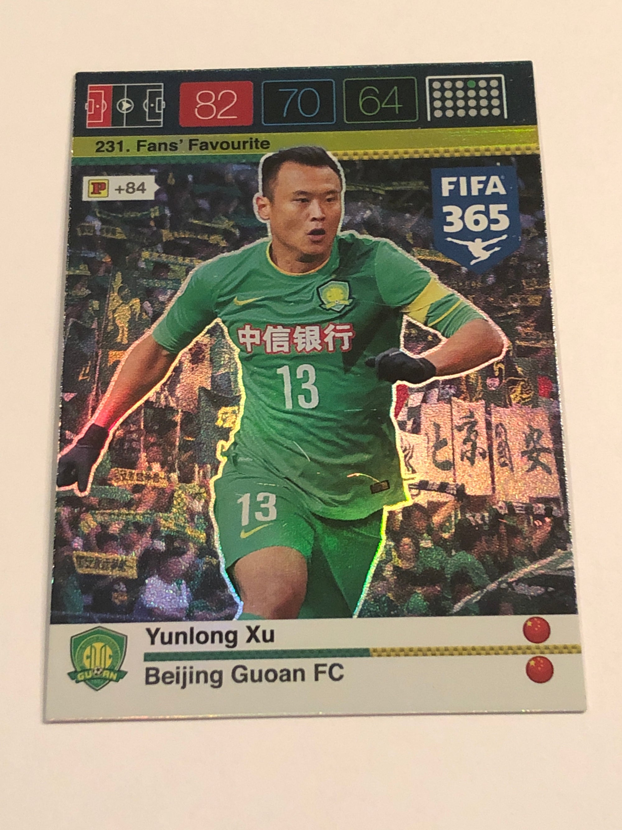 231. YUNLONG XU - BEIJING GUOAN - FANS FAVOURITE