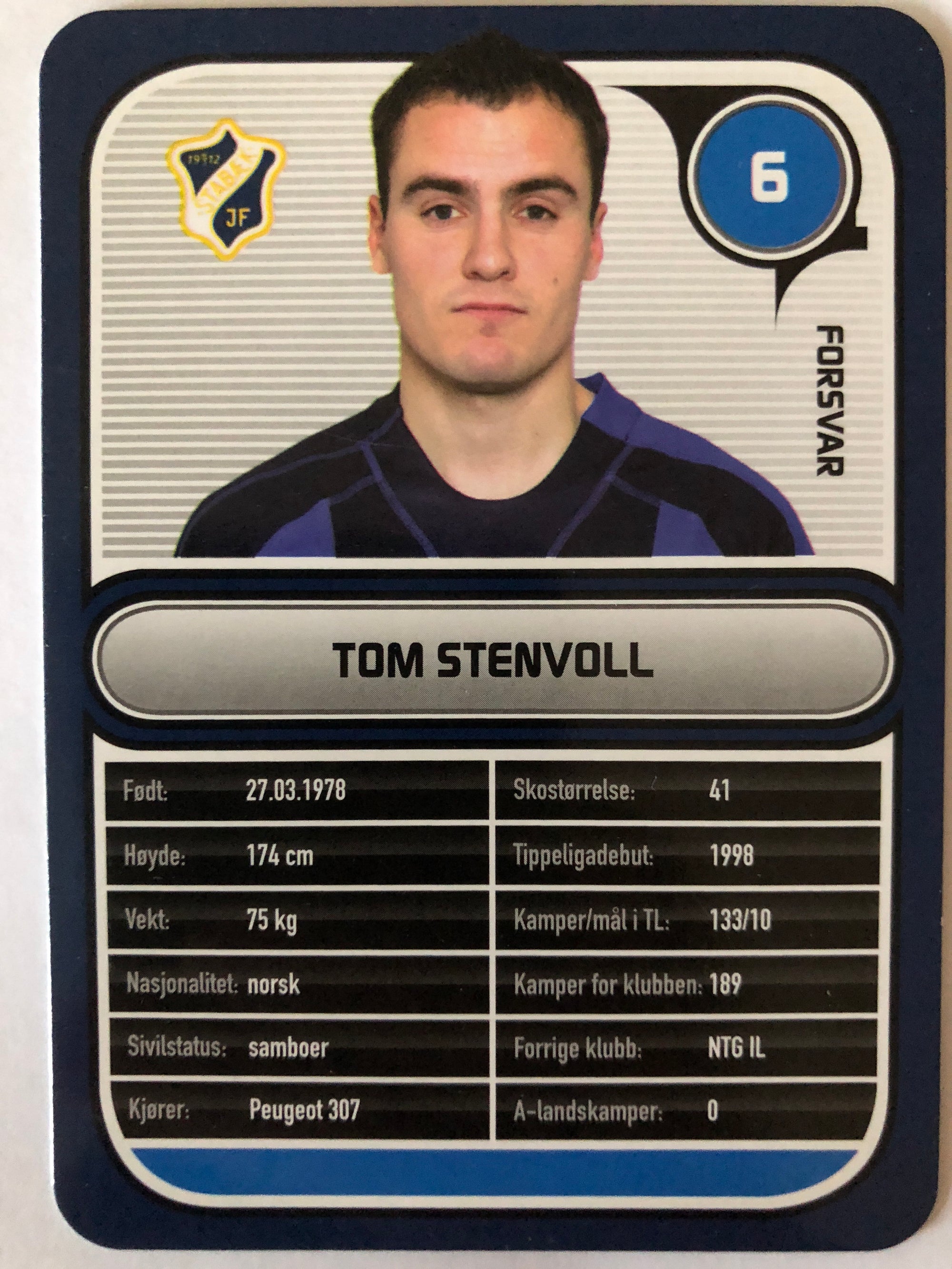 STABÆK 006. TOM STENVOLL