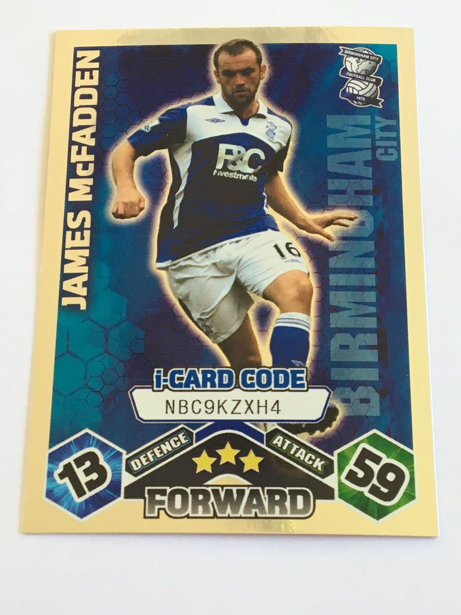 IC020. JAMES MCFADDEN - BIRMINGHAM CITY - iCARD